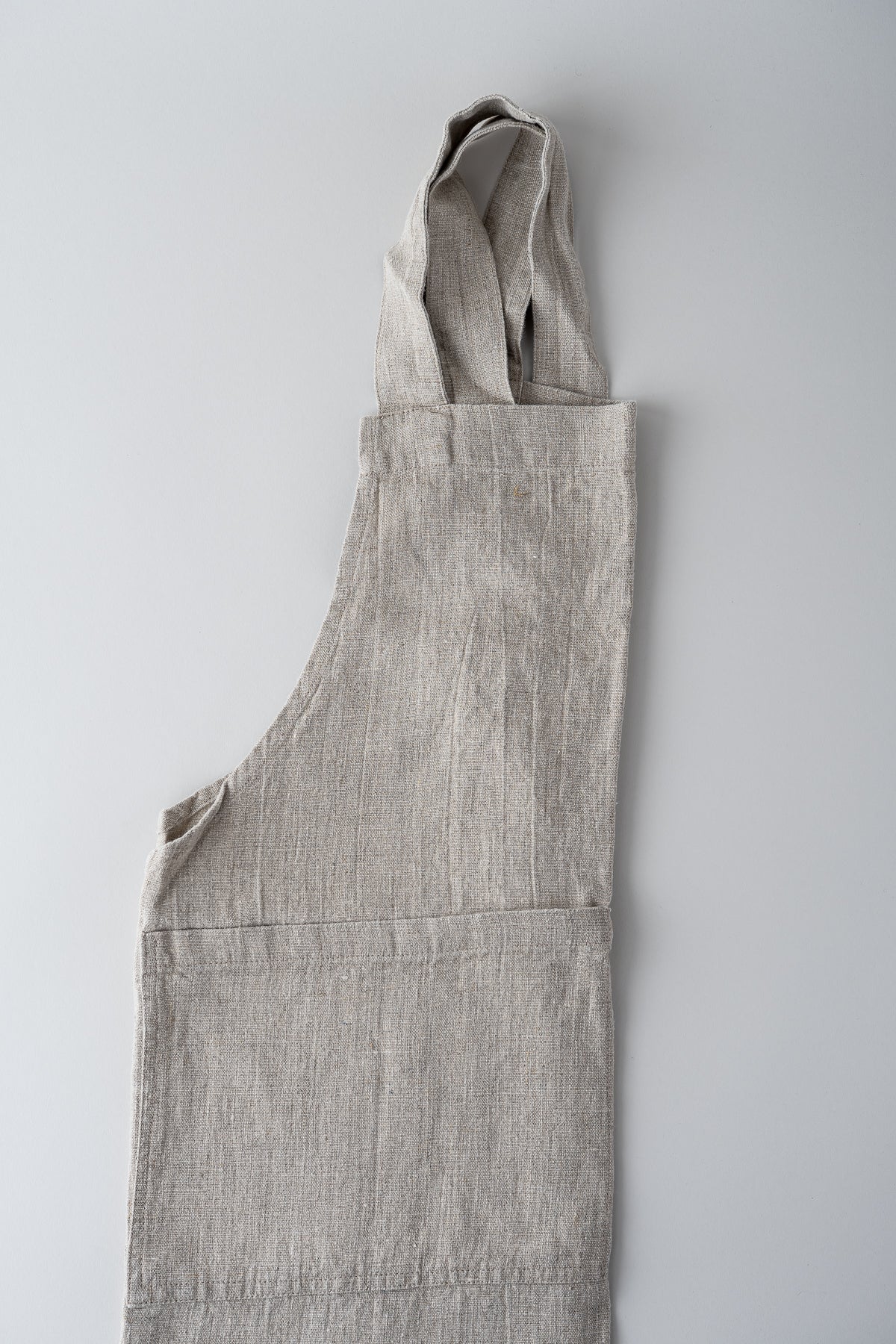 June Linen Crossback Apron - Natural