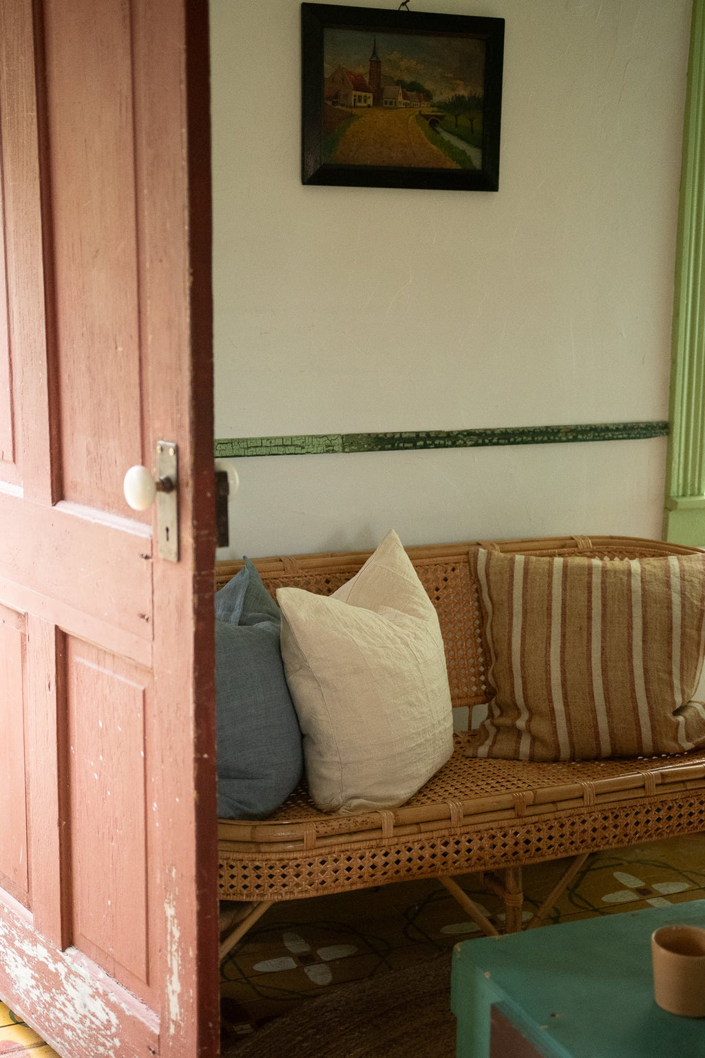 June Linen Cushion Cover - Maurice