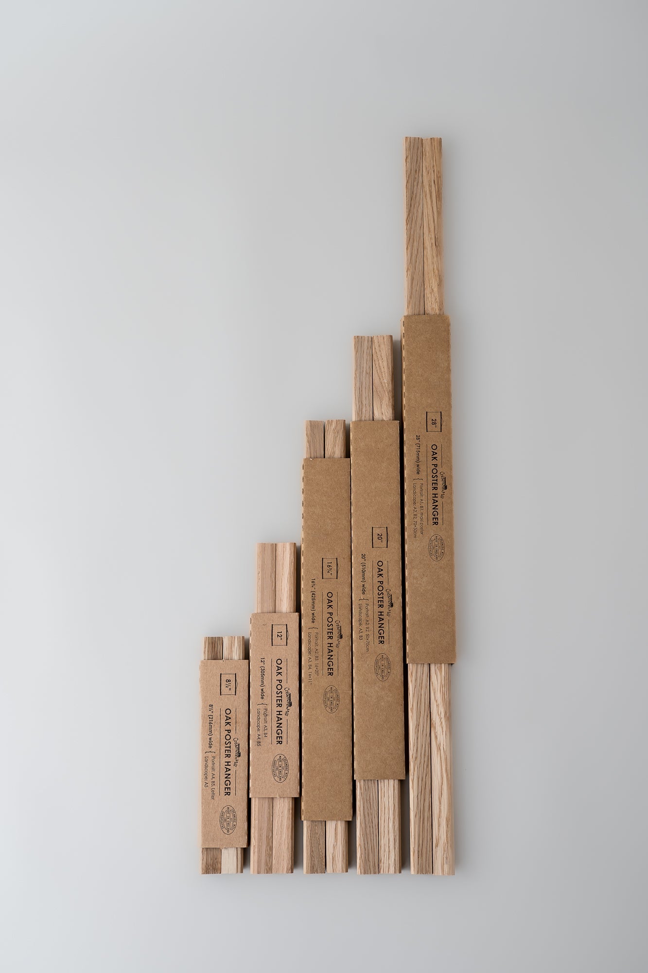 June Oak Poster Hanger - 5 sizes