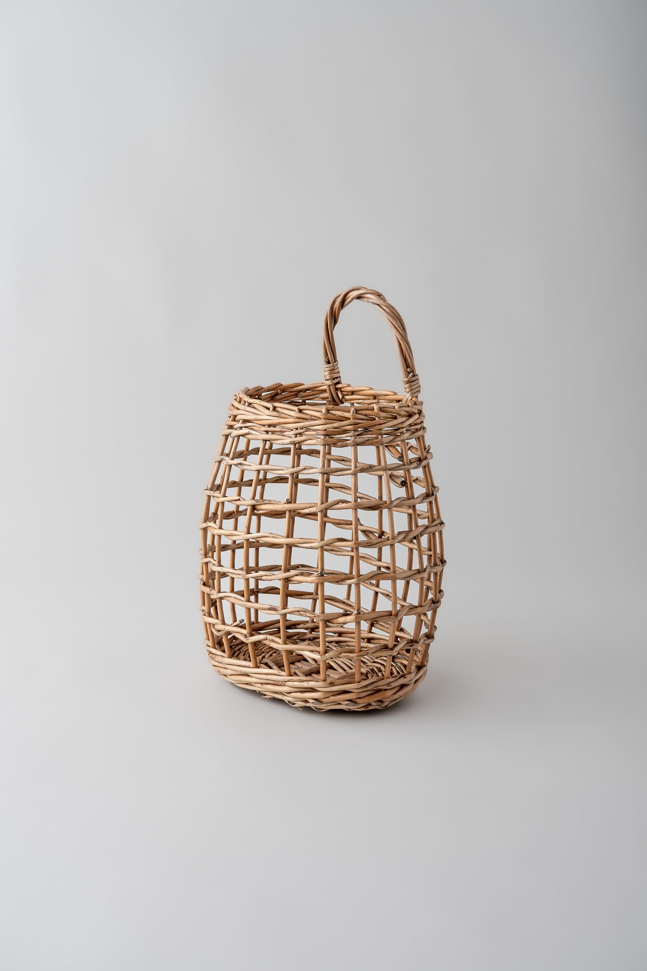 June Open Weave Wall Hanging Basket