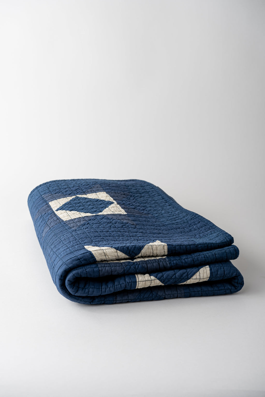 June Patchwork Quilt - Blue