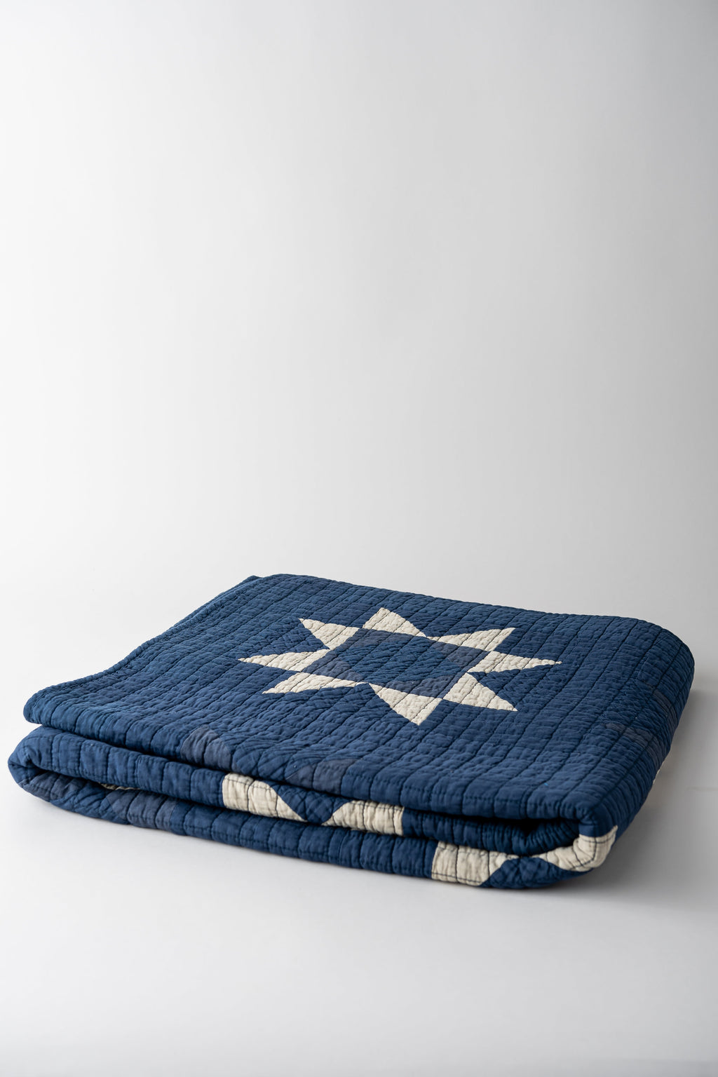 June Patchwork Quilt - Blue