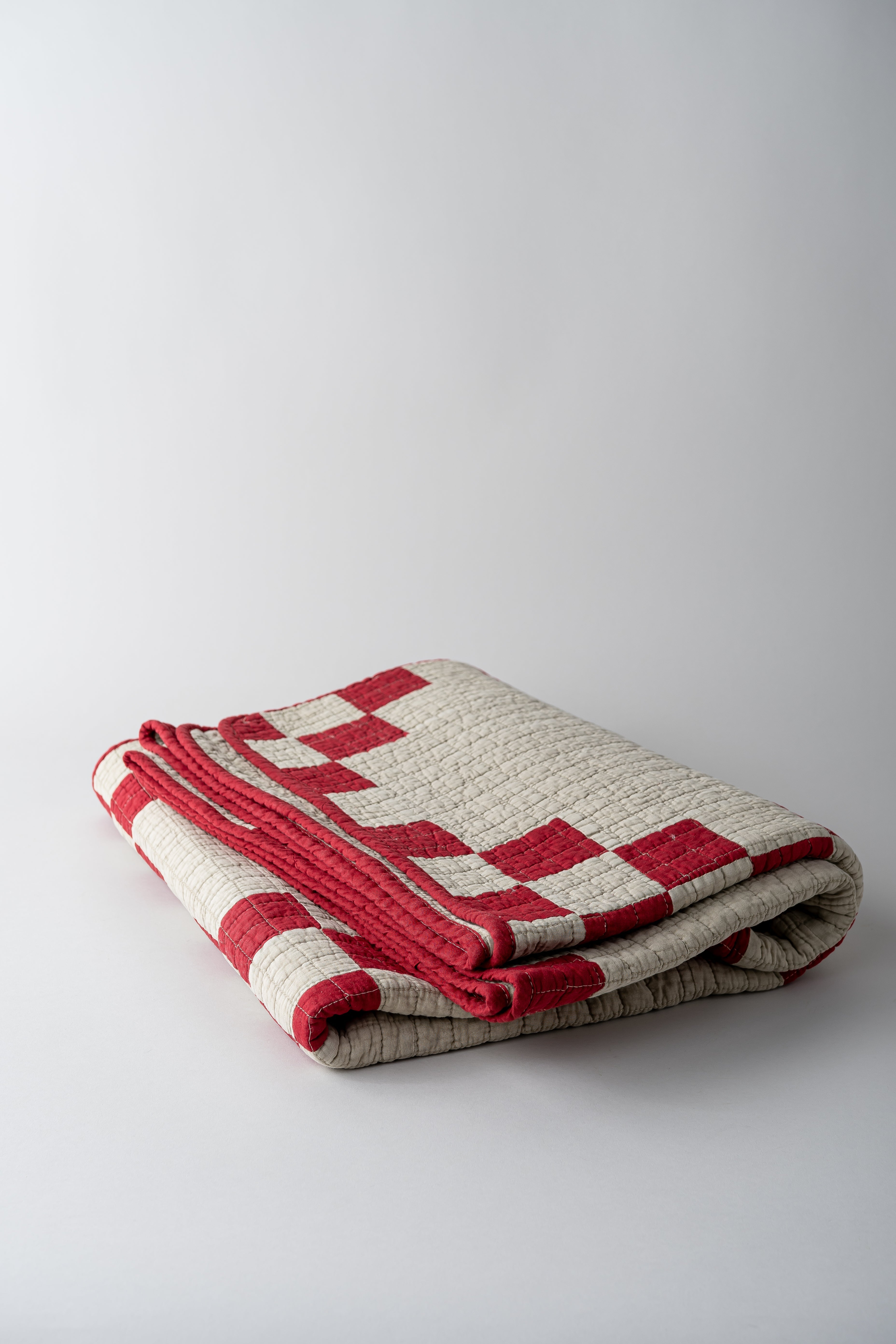 June Patchwork Quilt - Red