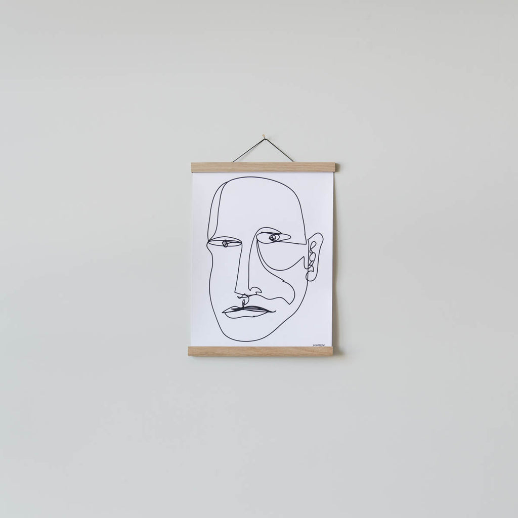 Oak Poster Hanger - 5 sizes