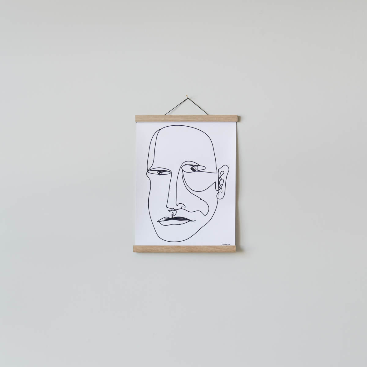 Oak Poster Hanger - 5 sizes