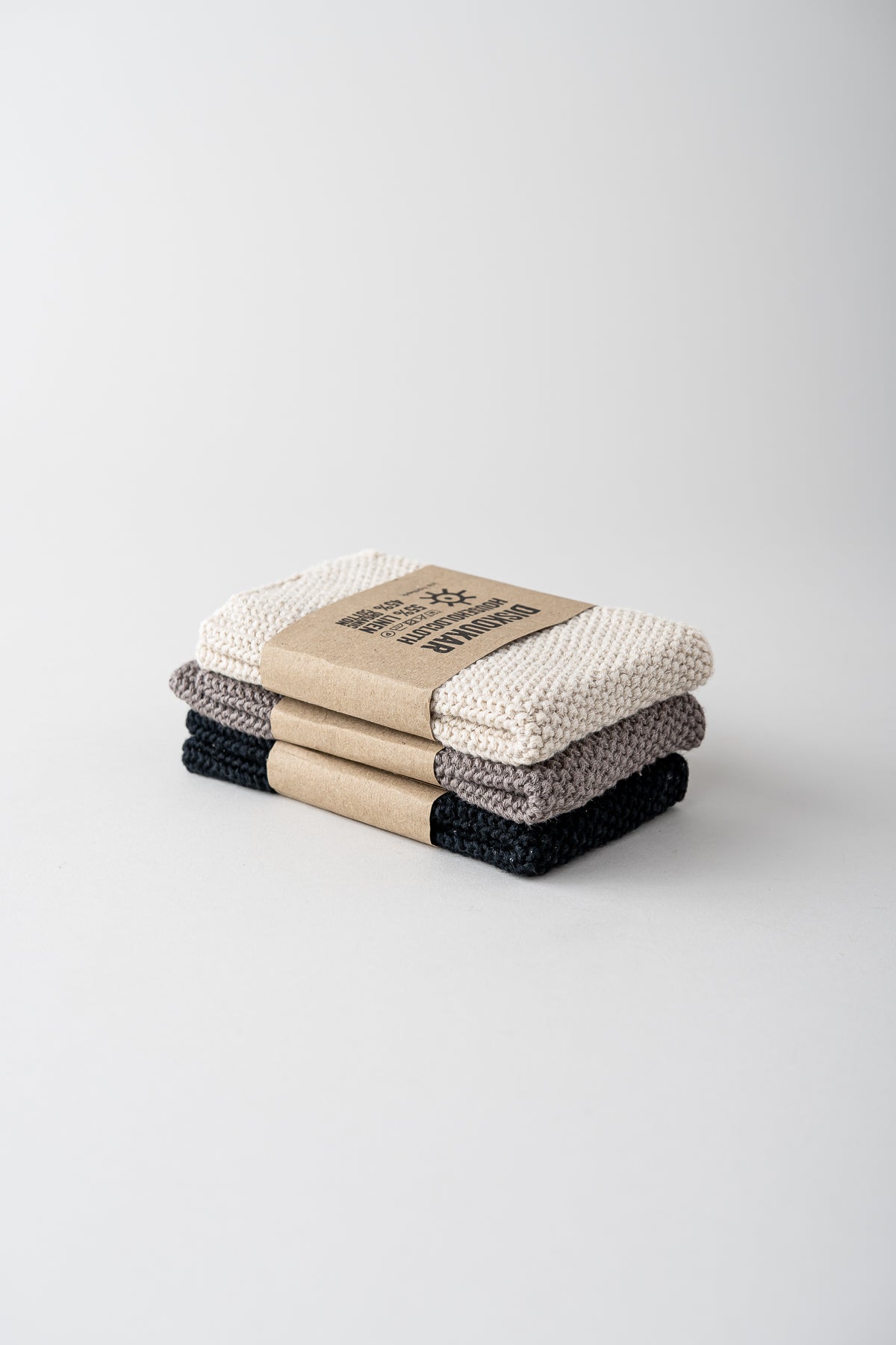 June Purl Stitch Dish Cloth - Linen and Cotton