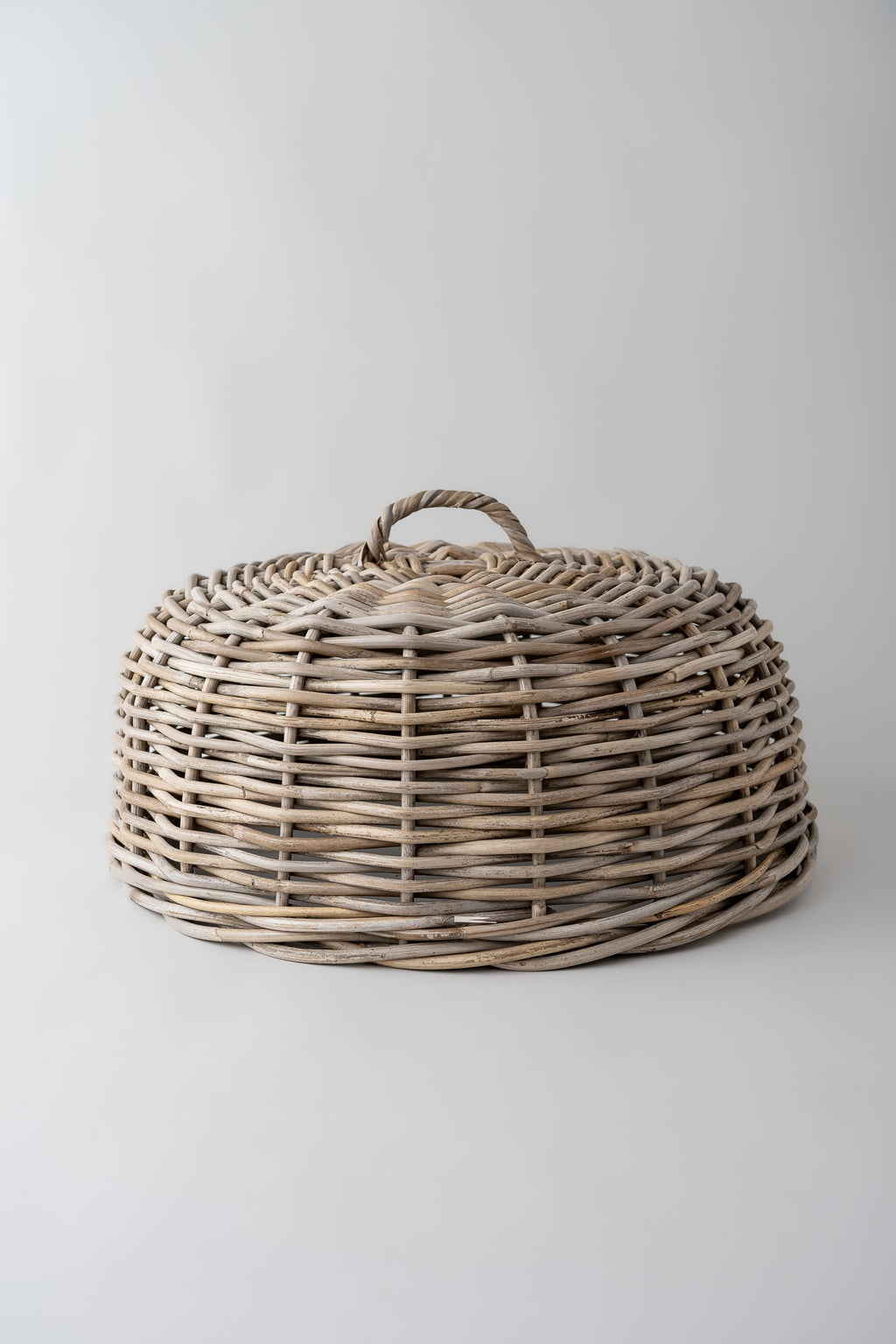 June Rattan Cloche Food Cover