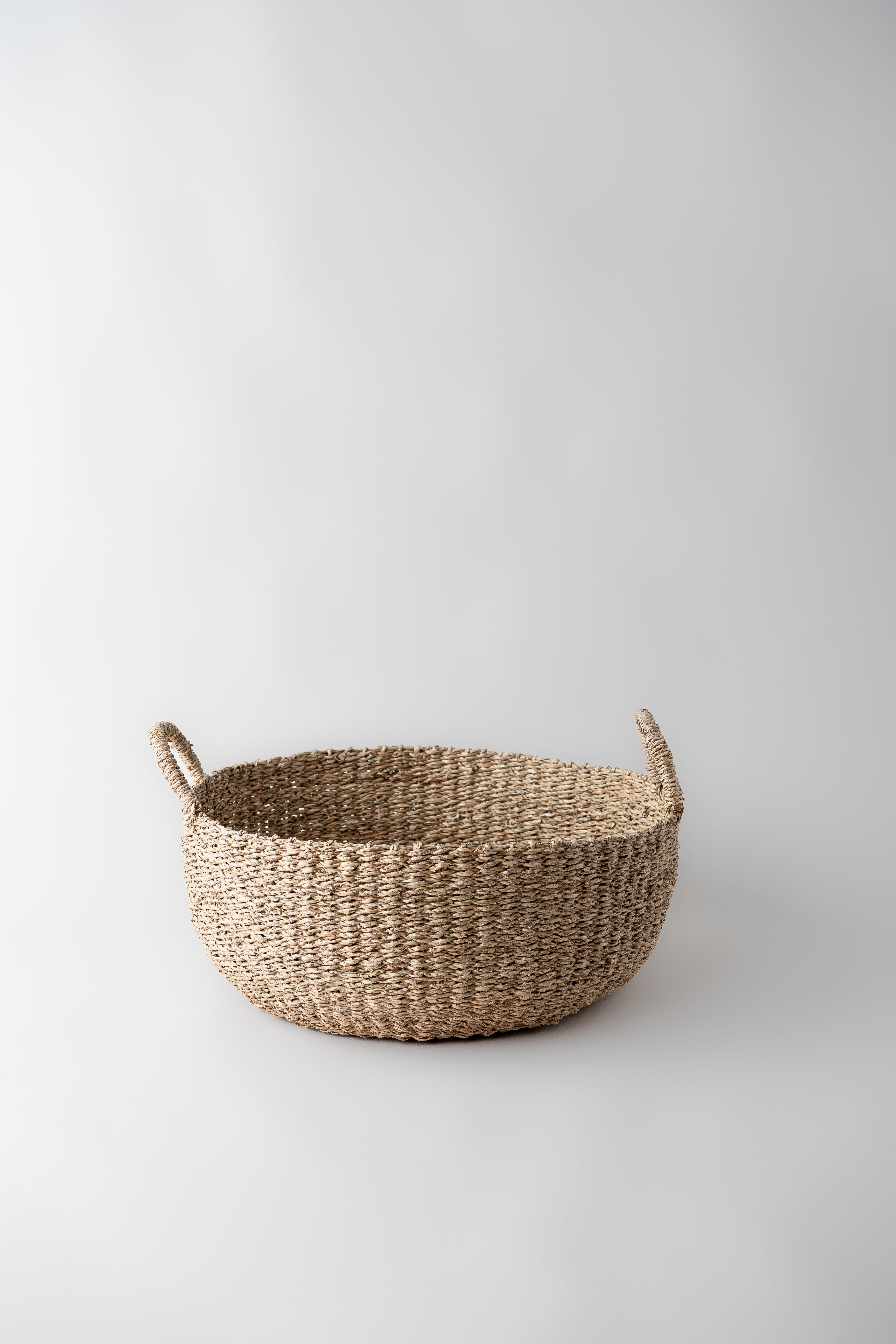 June Seagrass Floor Basket - Small