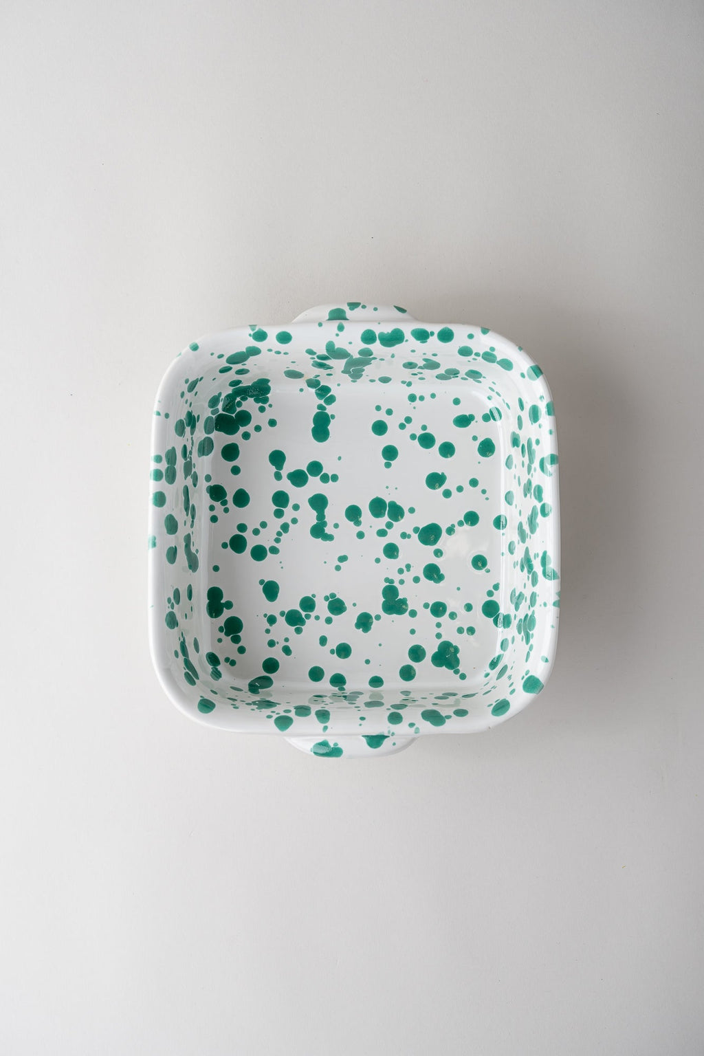 Splatterware Square Baker - Seafoam
