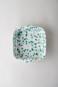 Splatterware Square Baker - Seafoam