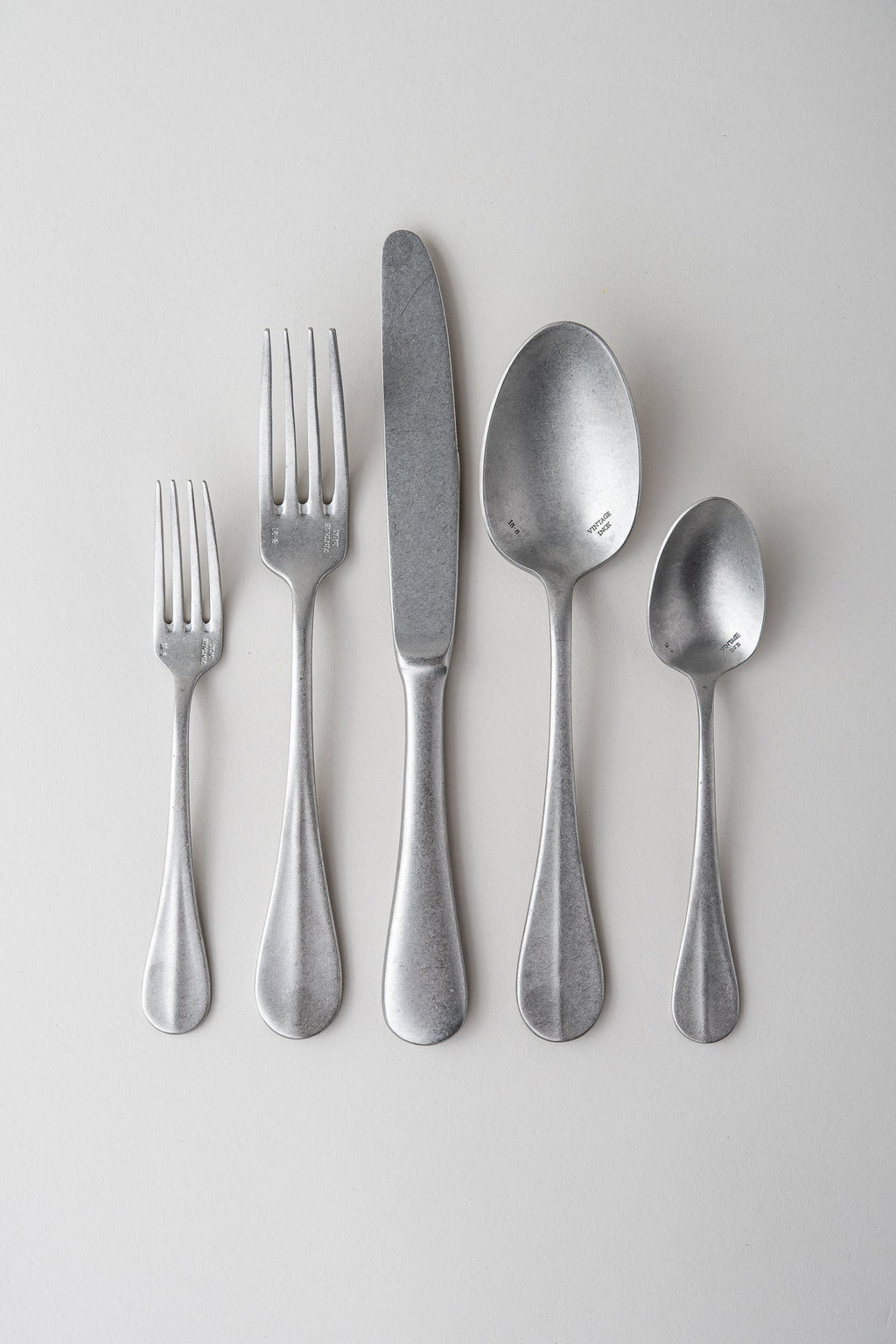 Stonewashed Cutlery Set - Baguette - 5 Piece Set
