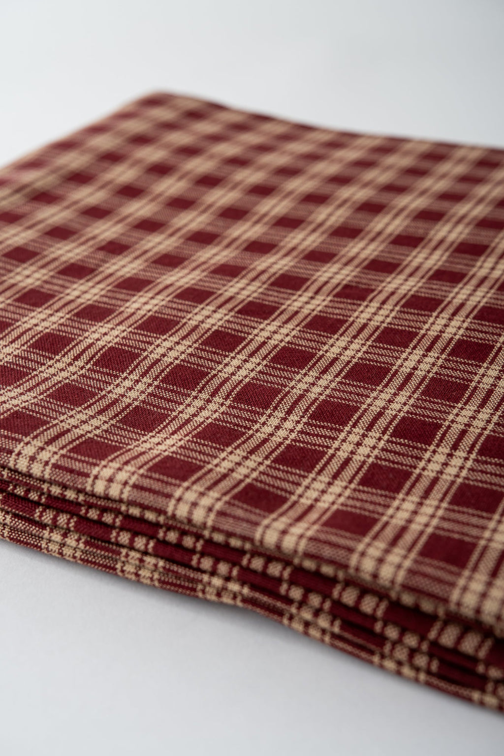 June Sturbridge Shower Curtain - Cranberry