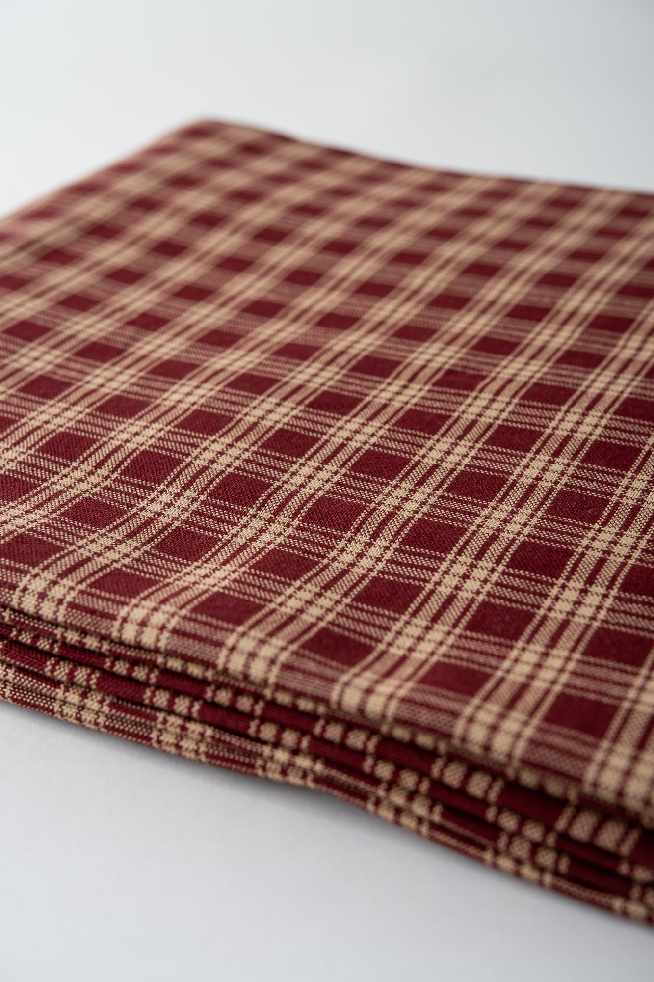 June Sturbridge Shower Curtain - Cranberry