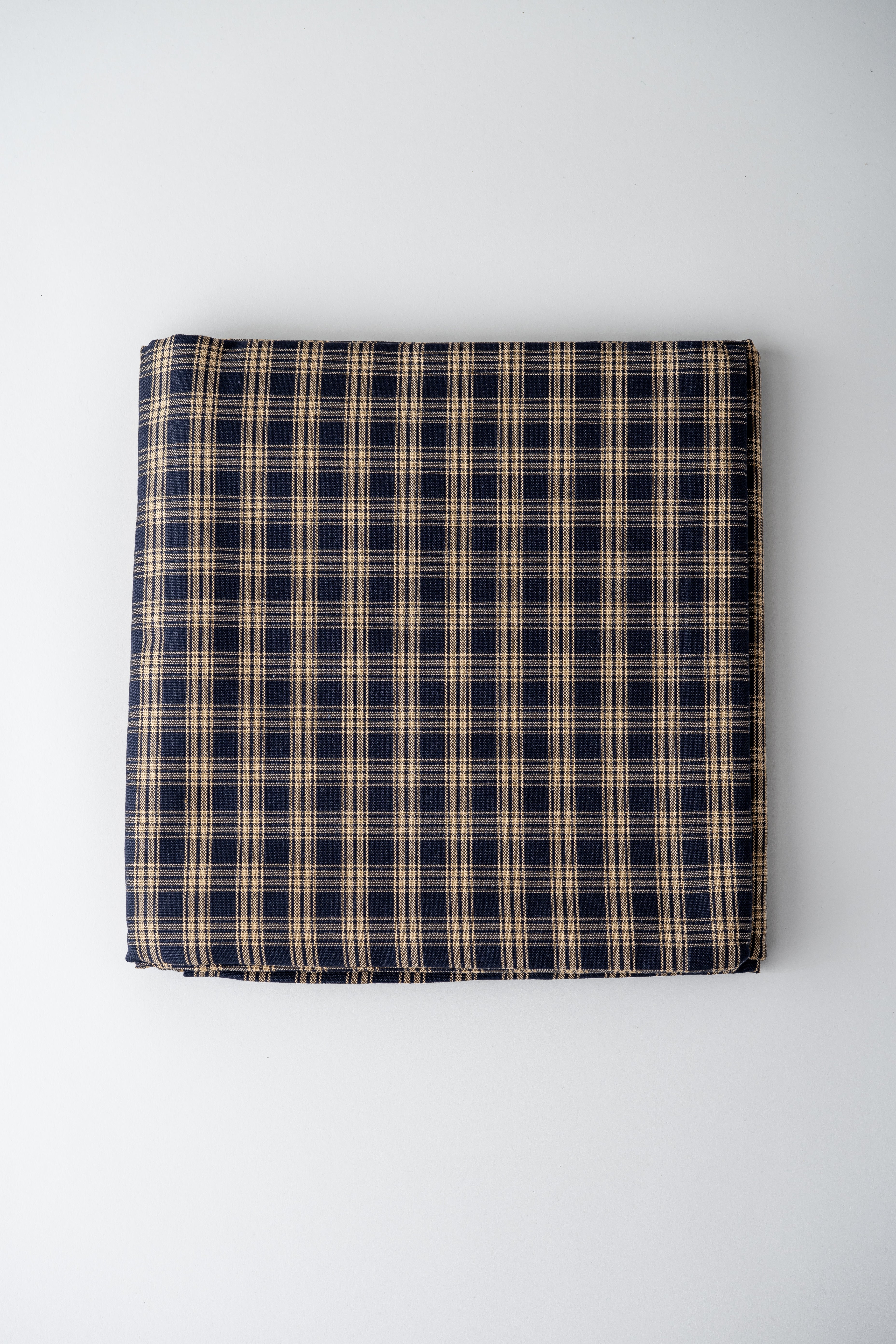 June Sturbridge Shower Curtain - Navy
