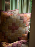 Heritage Patchwork Cushion Cover - Cherrywood