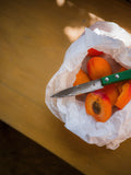 Paring Knife with Beechwood Handle - Green