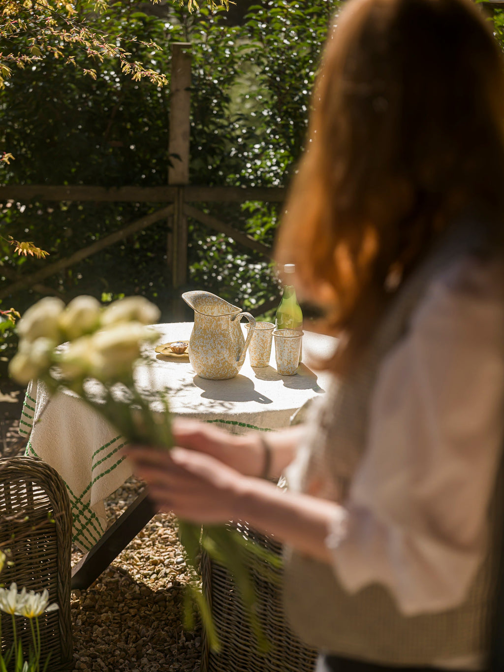 June Boucle Cotton Tablecloth