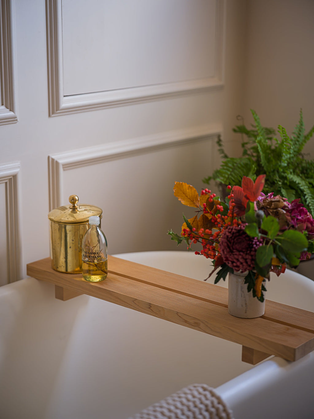 June Hinoki Tub Bench - Small