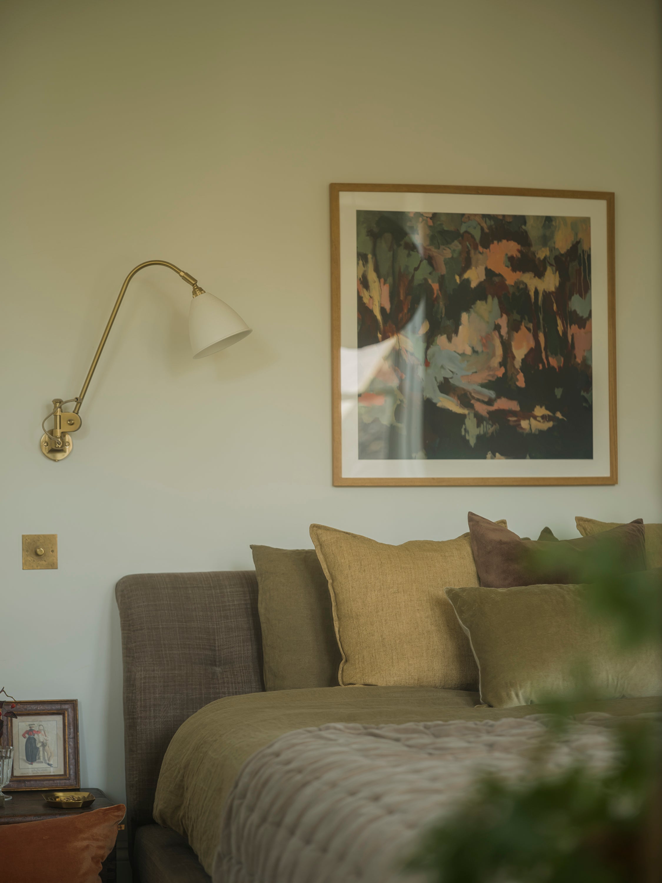 June Linen Cushion Cover - Pampas