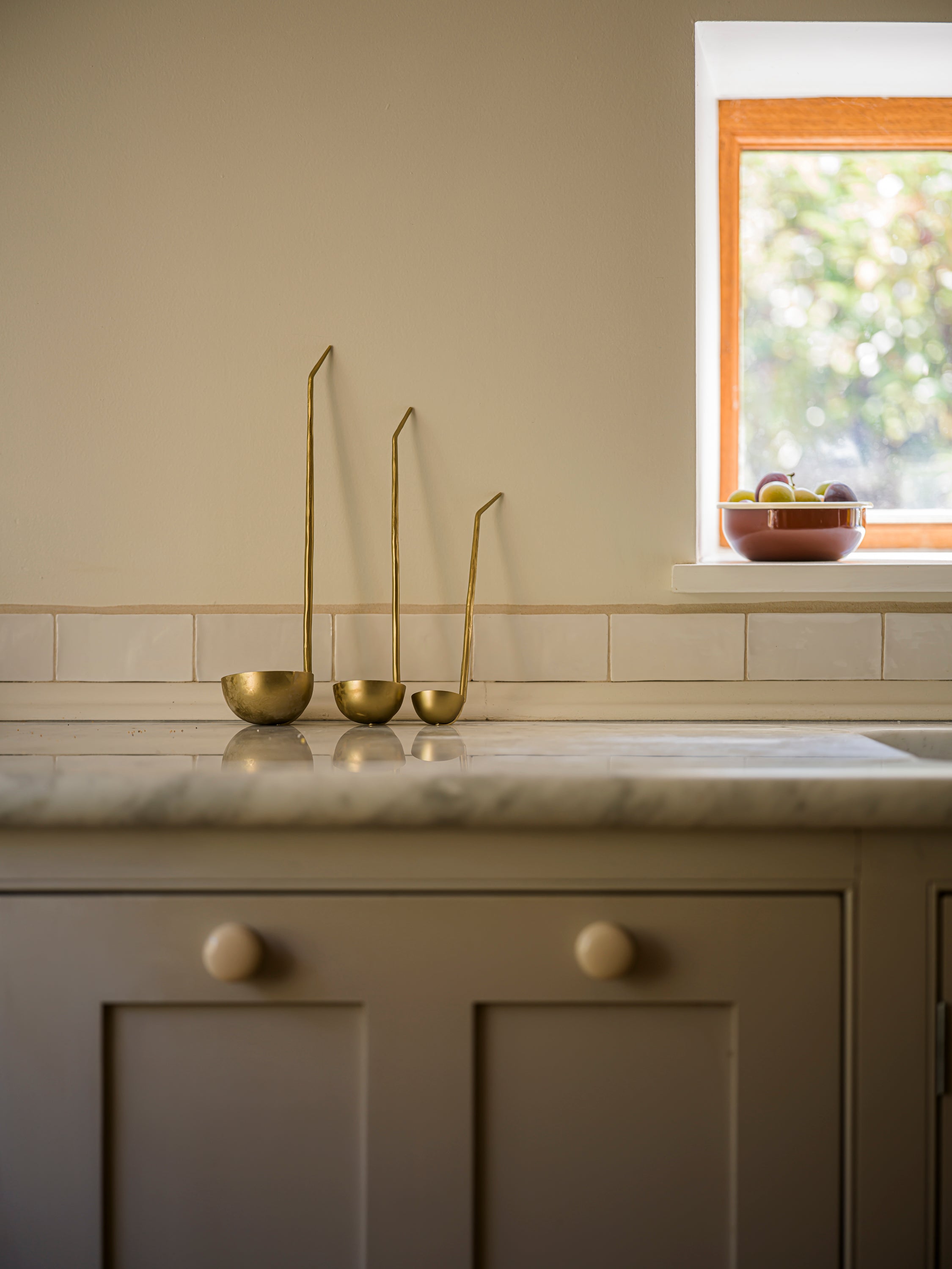 Brass Ladles - Set of Three