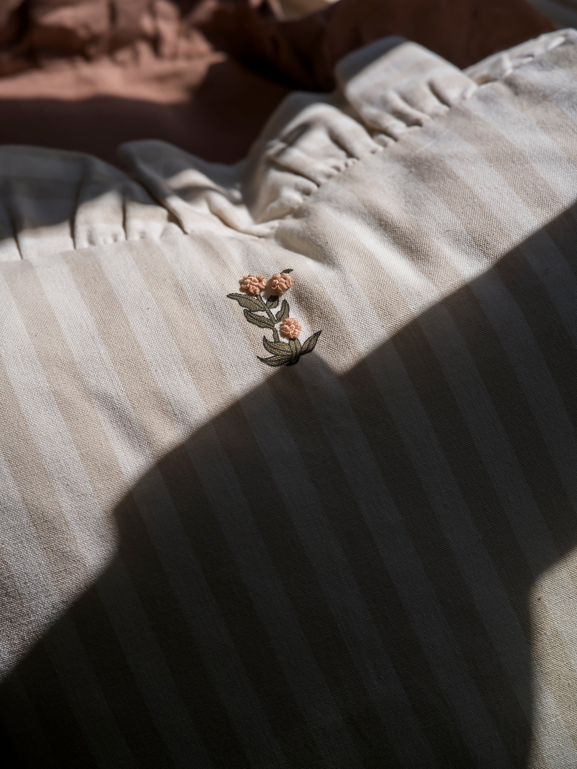 June Ruffled Cushion Cover - Frances