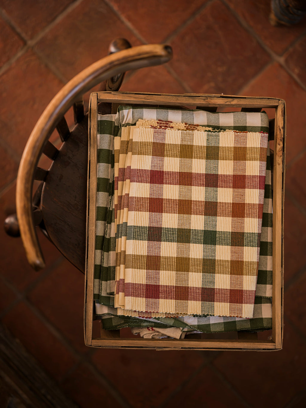 Cotton Placemat and Napkin Set - Cambridge Check