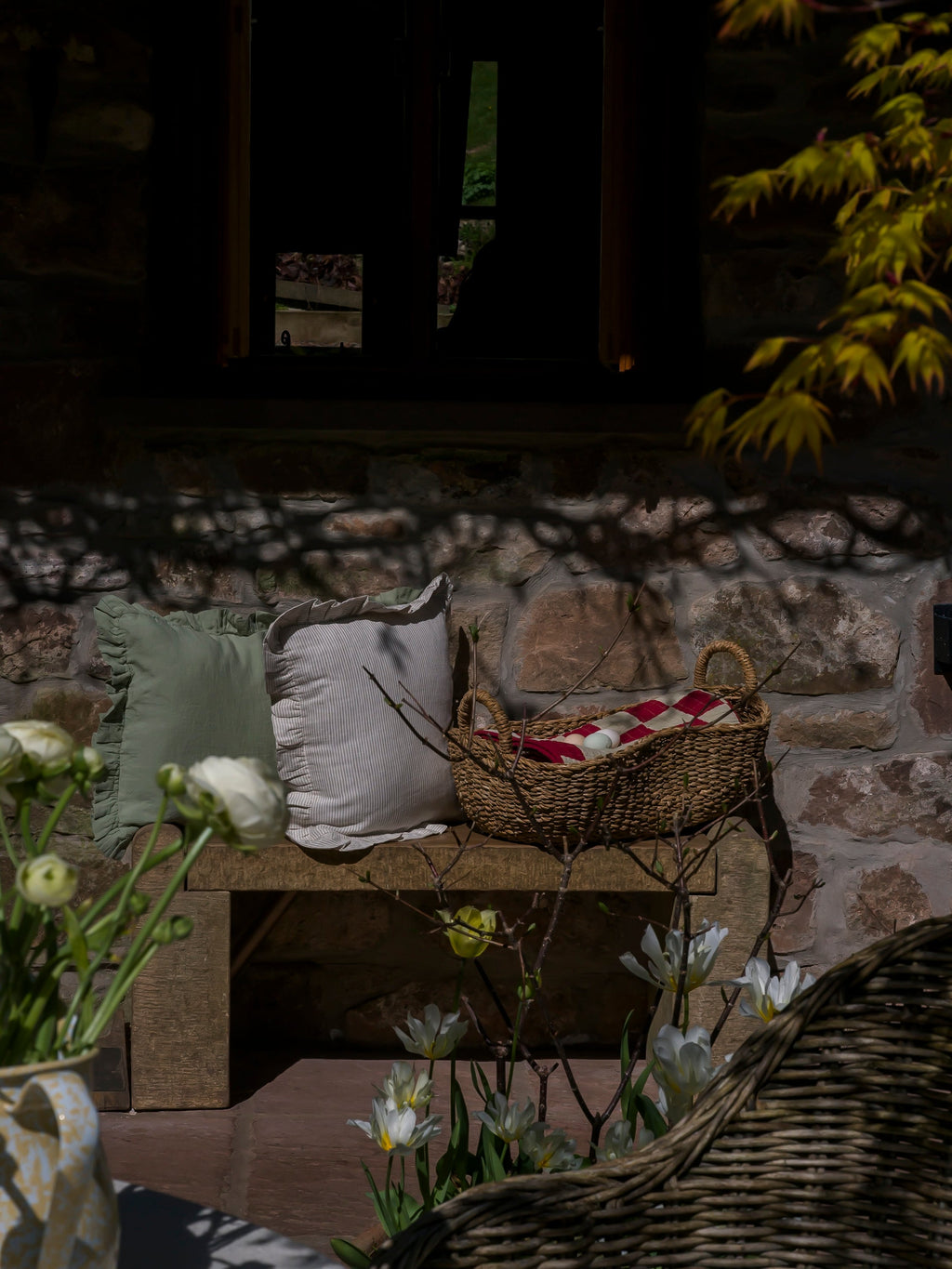 June Hogla Grass Hamper Basket