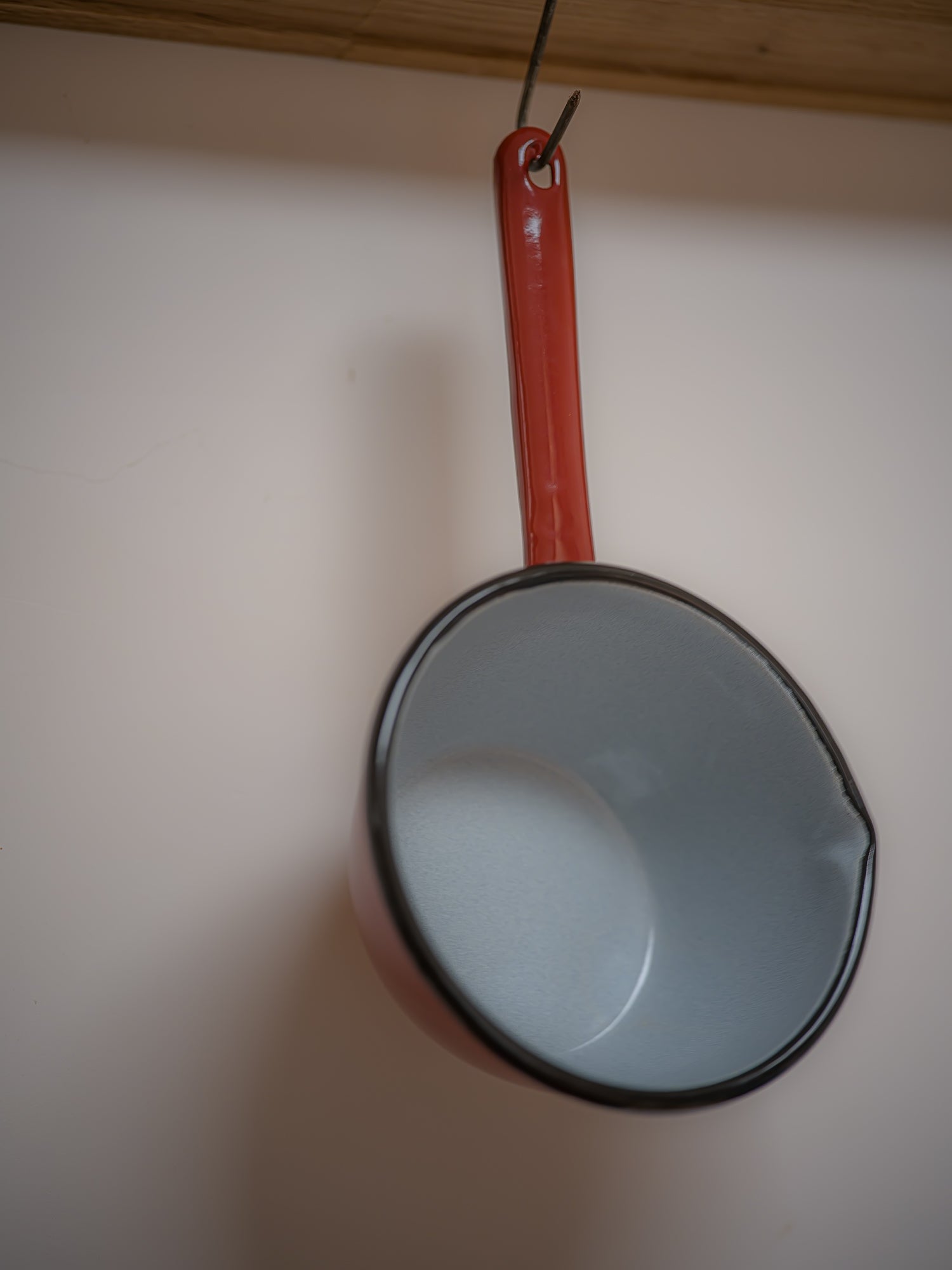 June Enamel Saucepan - Chestnut
