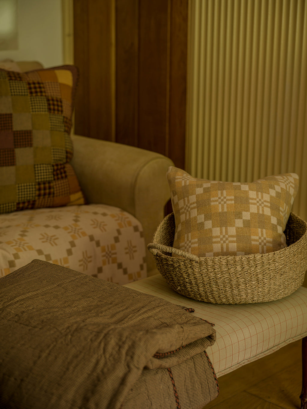 June Seagrass Floor Basket - Small