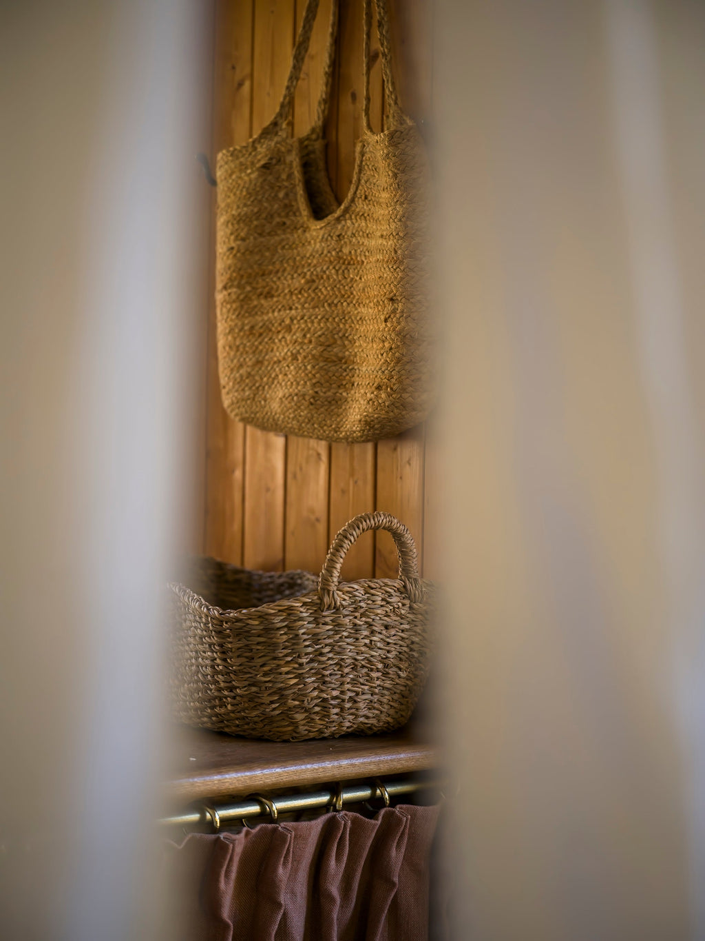June Hogla Grass Hamper Basket