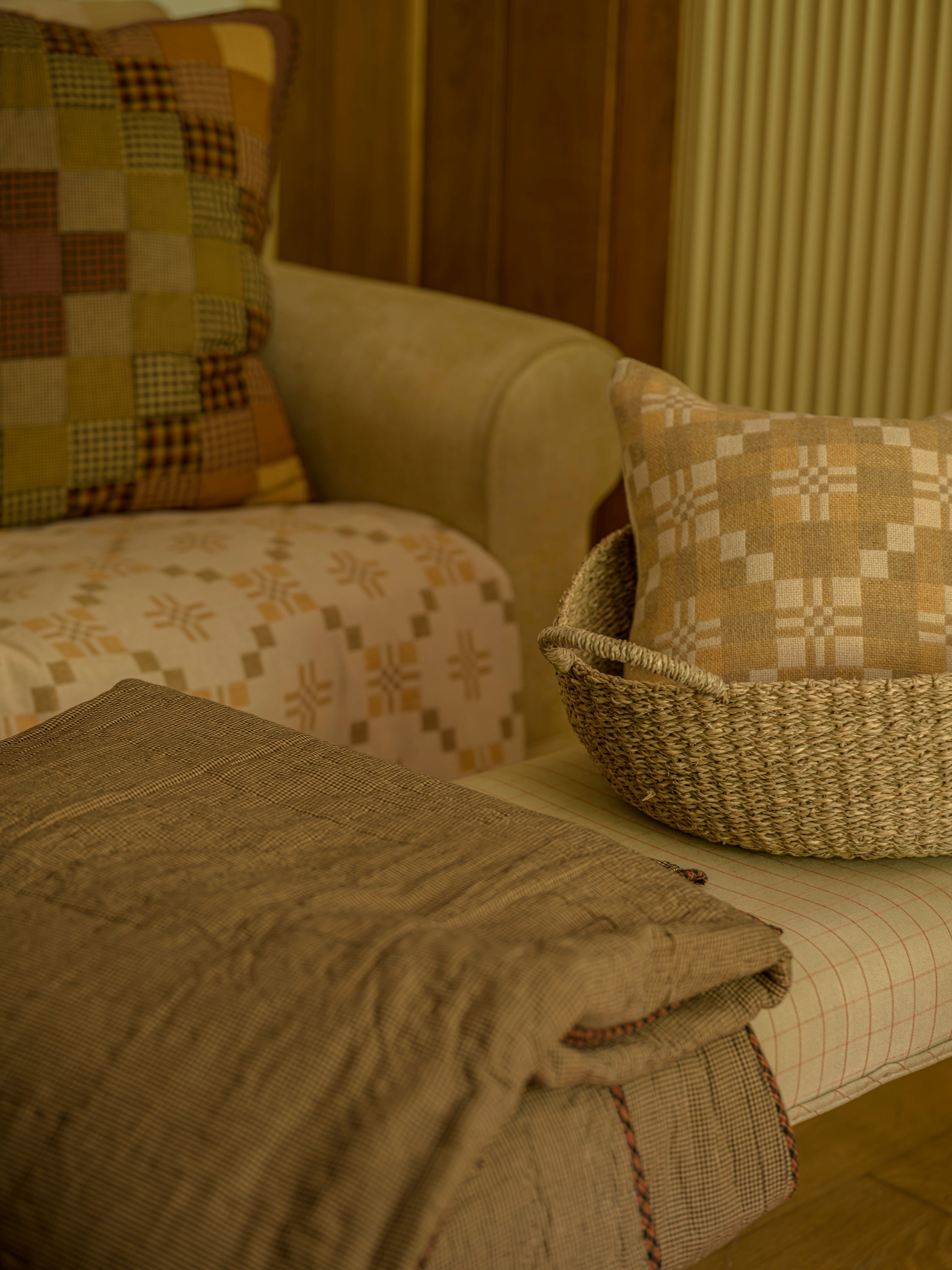 June Seagrass Floor Basket - Small