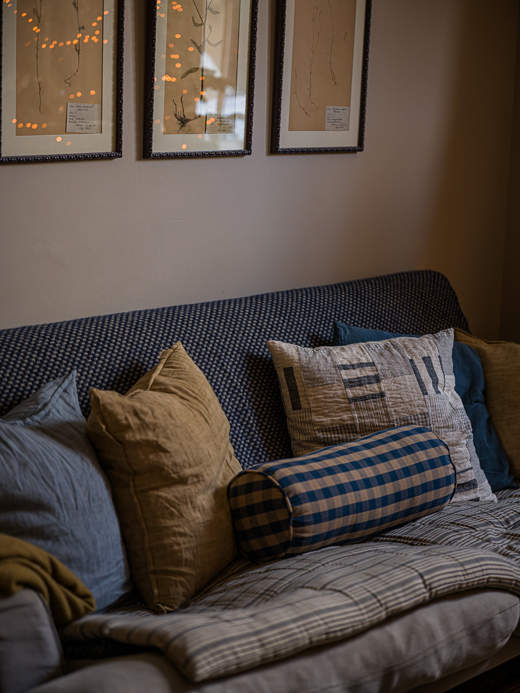 June Twill Wool Blanket - Navy