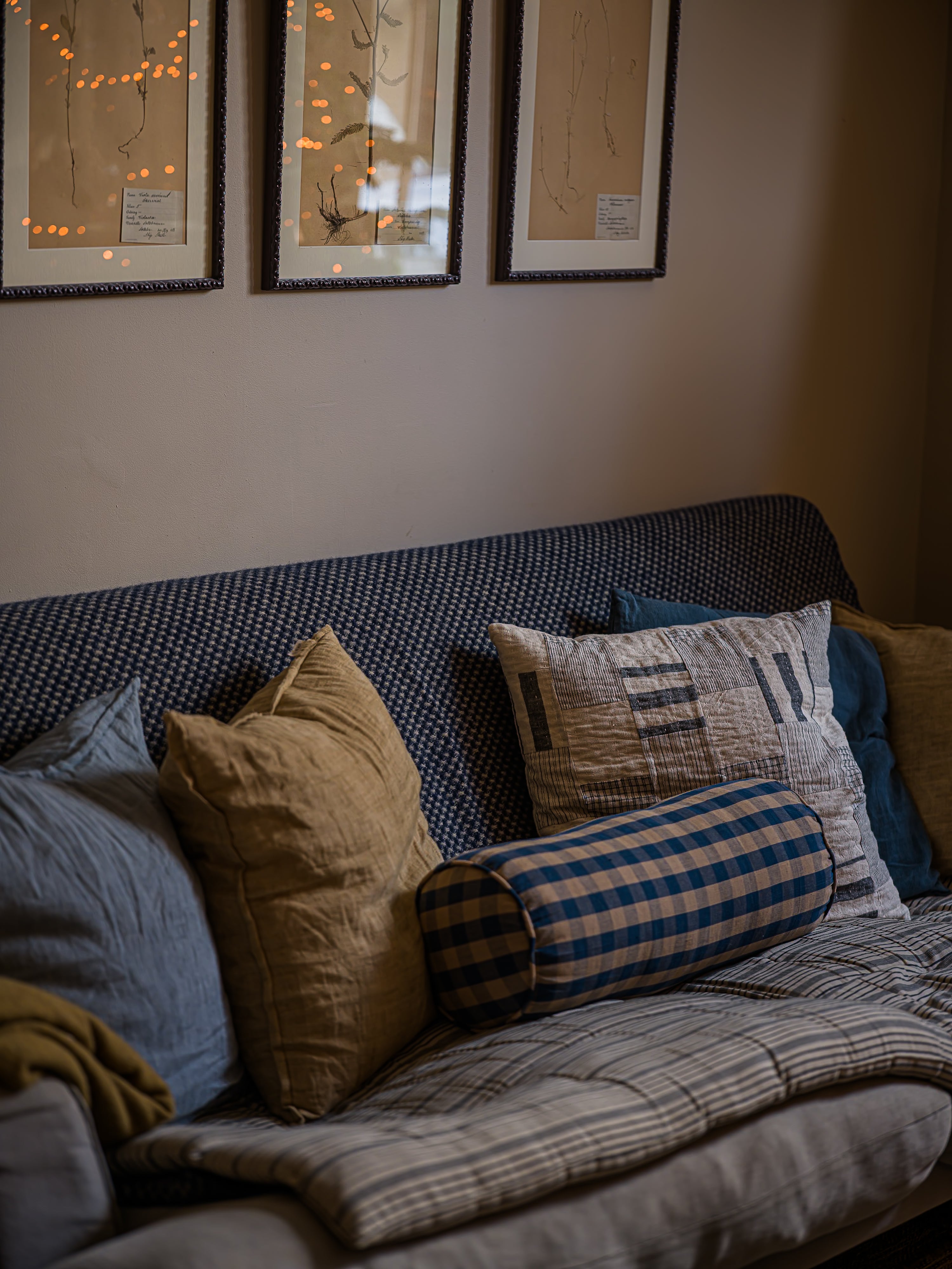 June Twill Wool Blanket - Navy