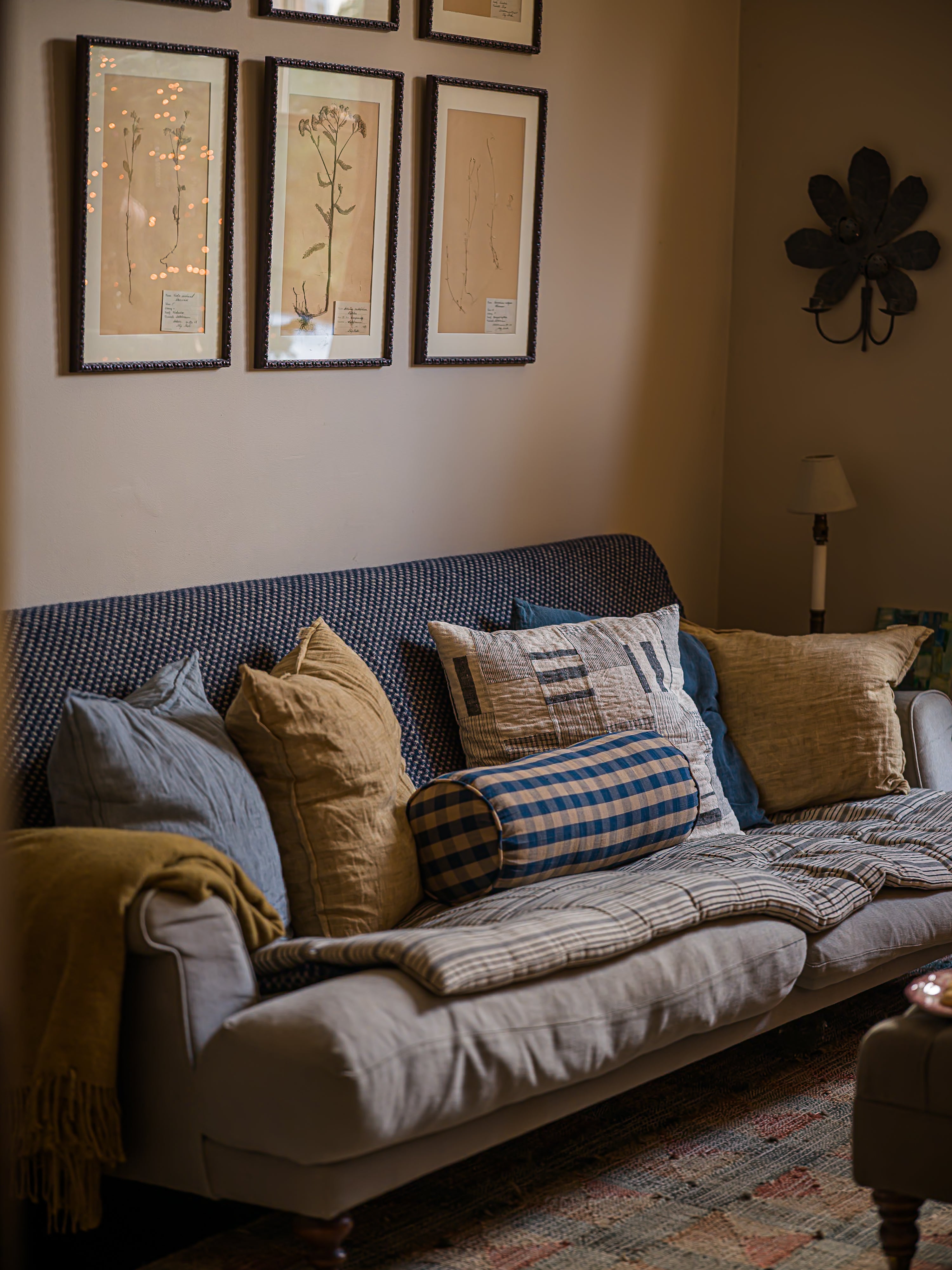 June Twill Wool Blanket - Navy