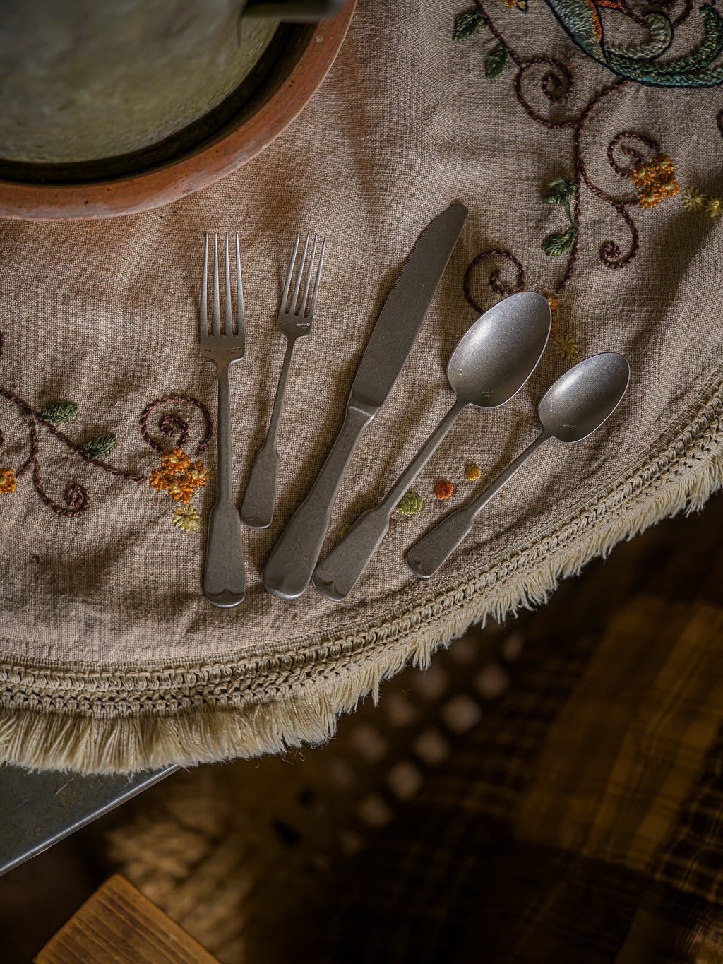 Stonewashed Cutlery Set - Lutece - 5 Piece Set