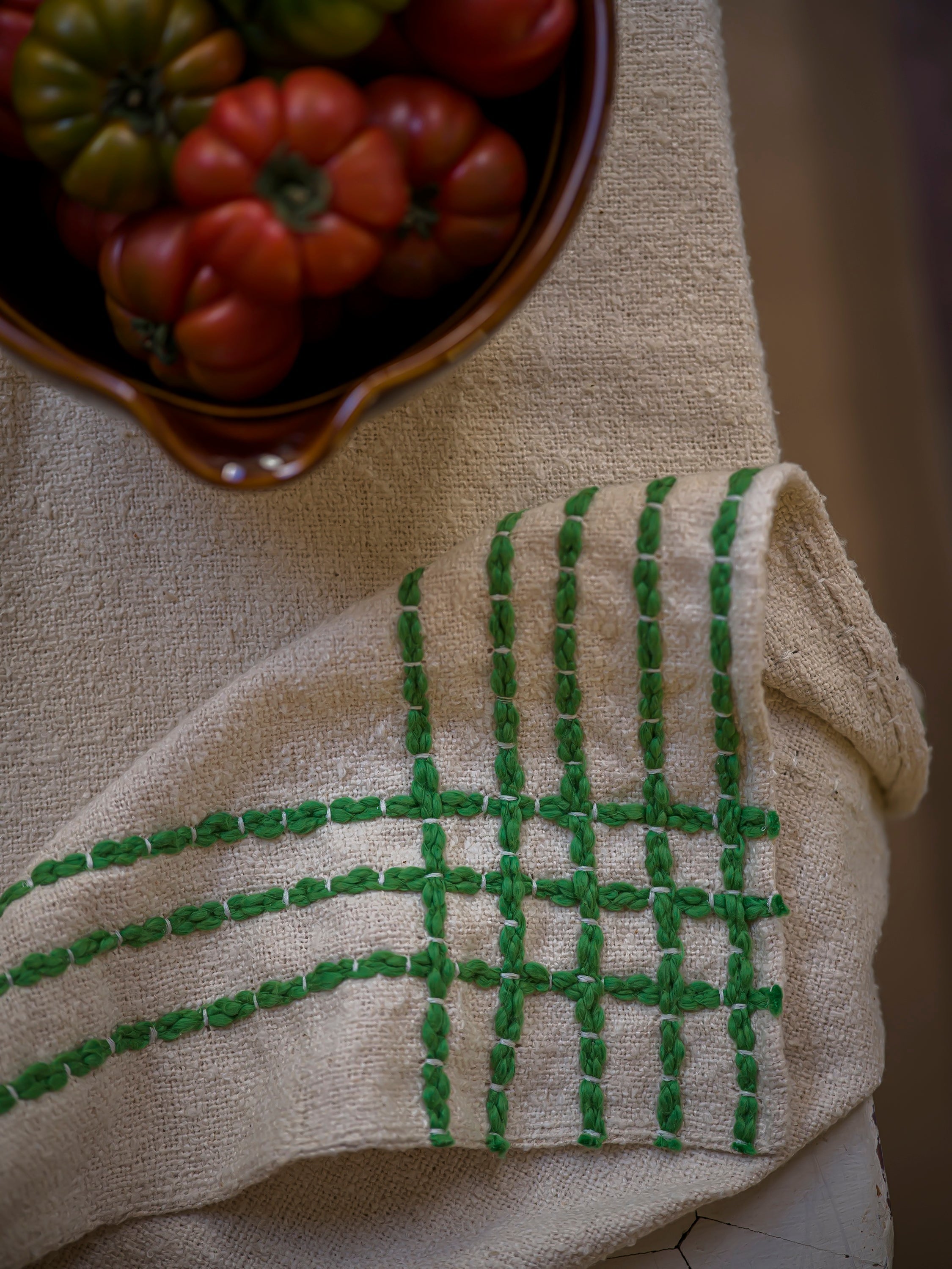 June Boucle Cotton Tablecloth