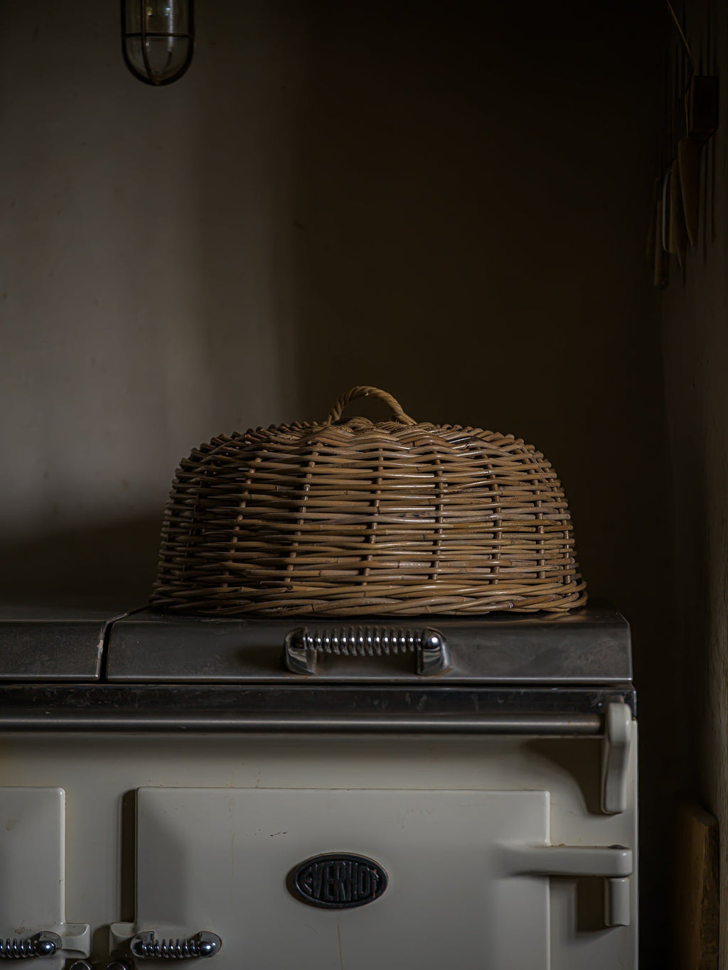 June Rattan Cloche Food Cover