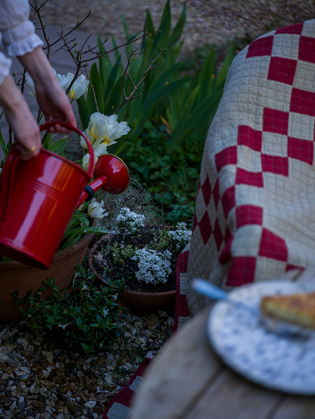 June Watering Can - Red