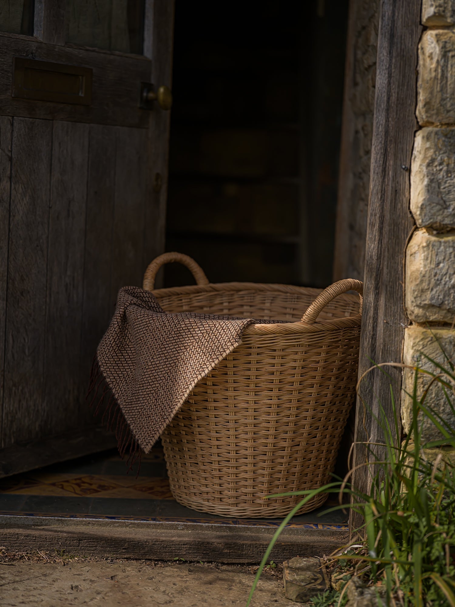 Large Round Hamper Basket