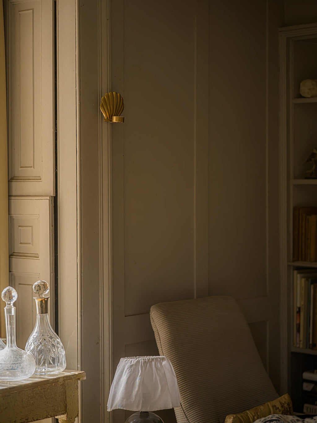 June Shell Tea Light Candle Sconce