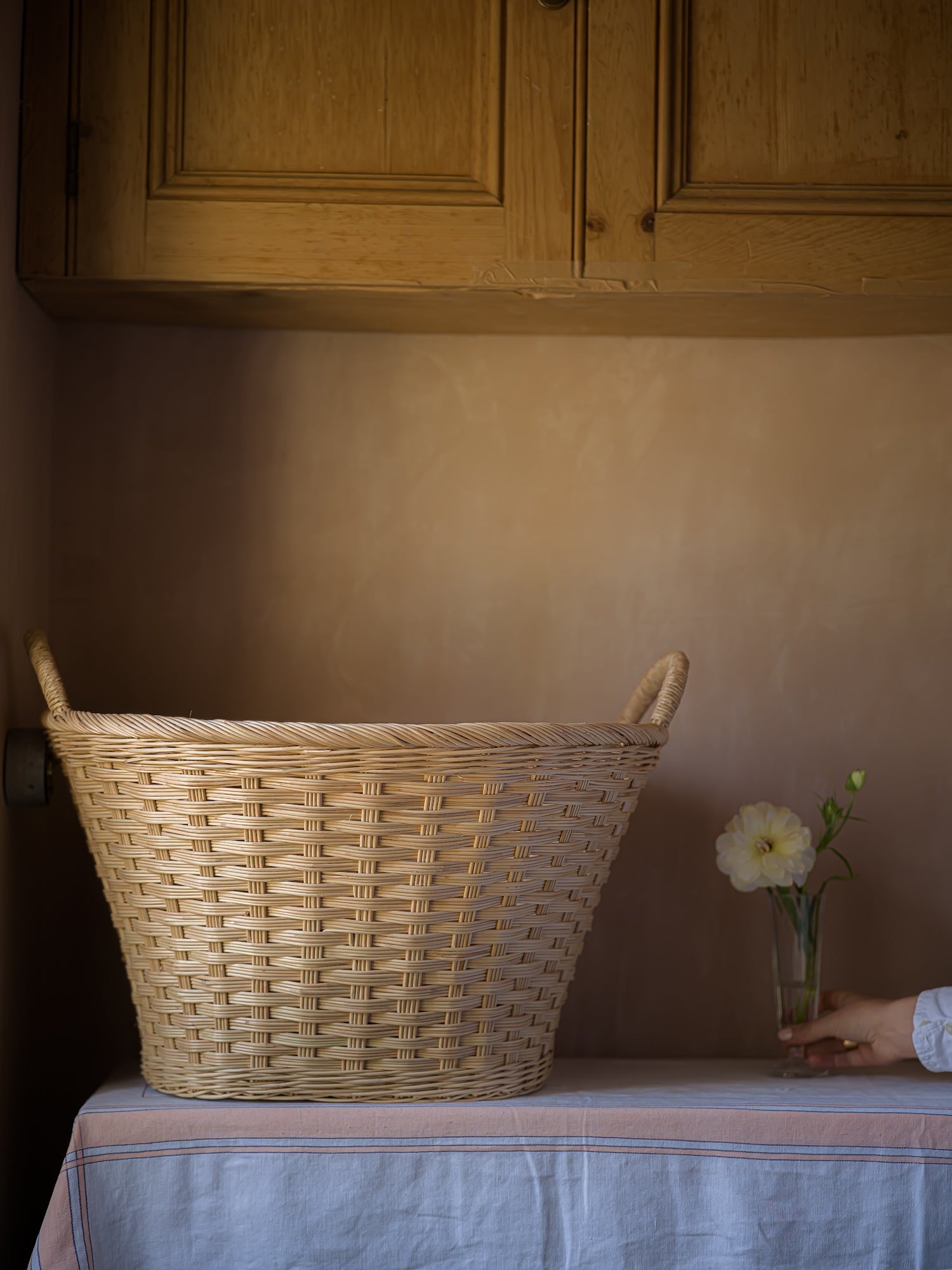 June large oval hamper basket