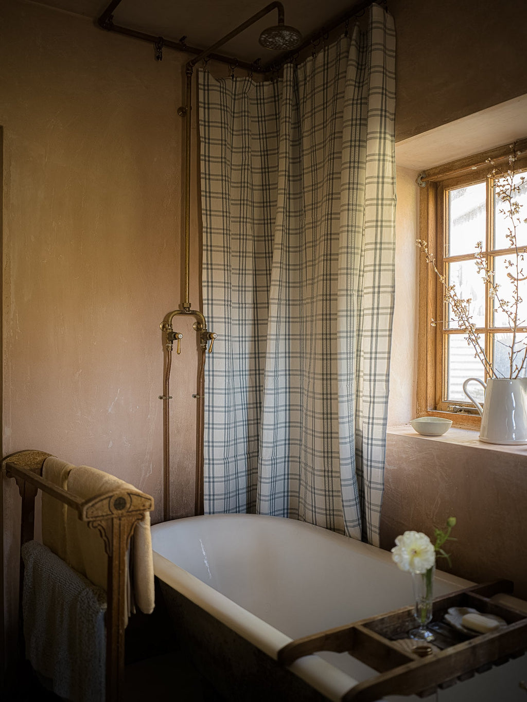 June French Farmhouse Shower Curtain