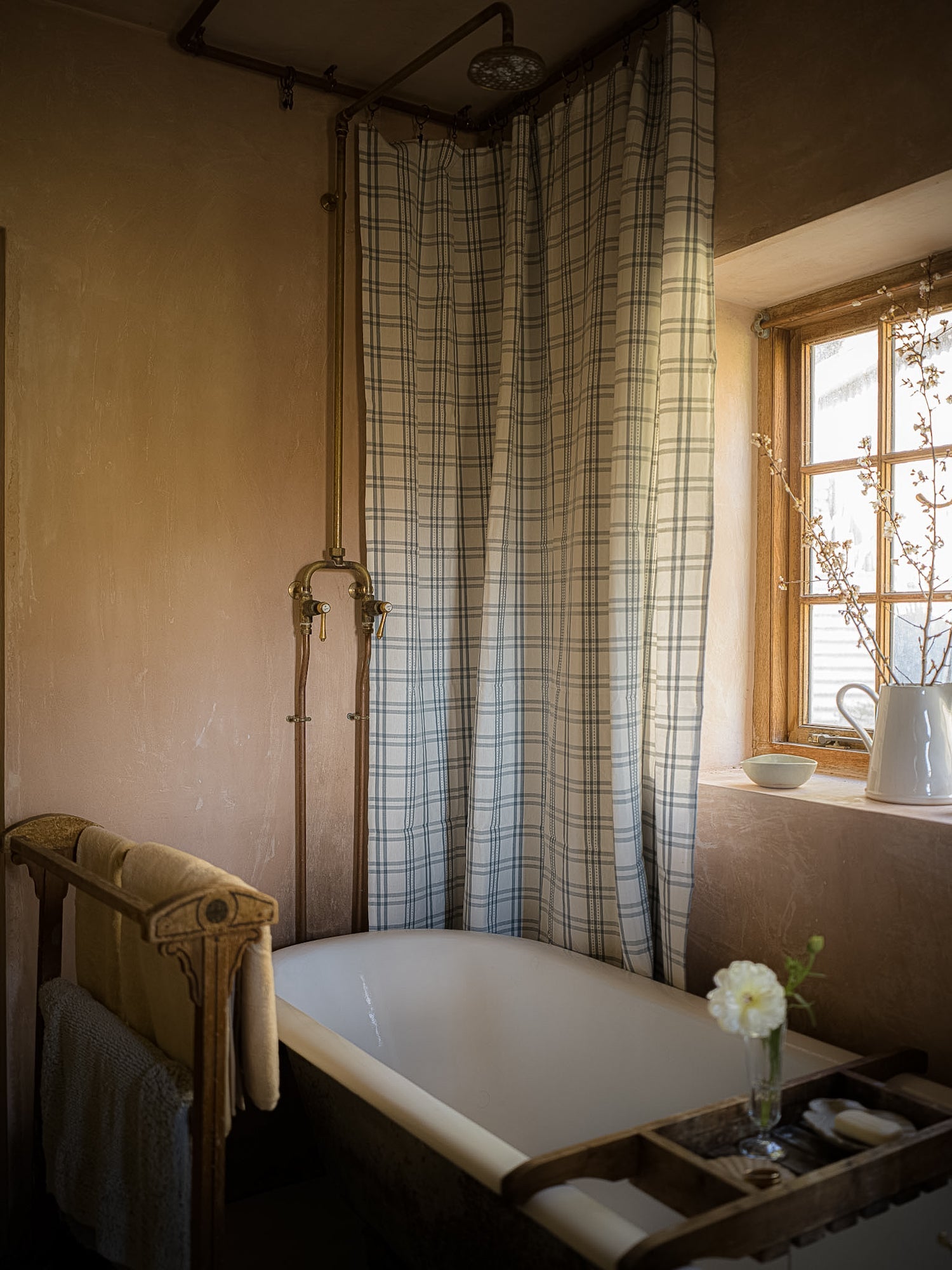 June French Farmhouse Shower Curtain