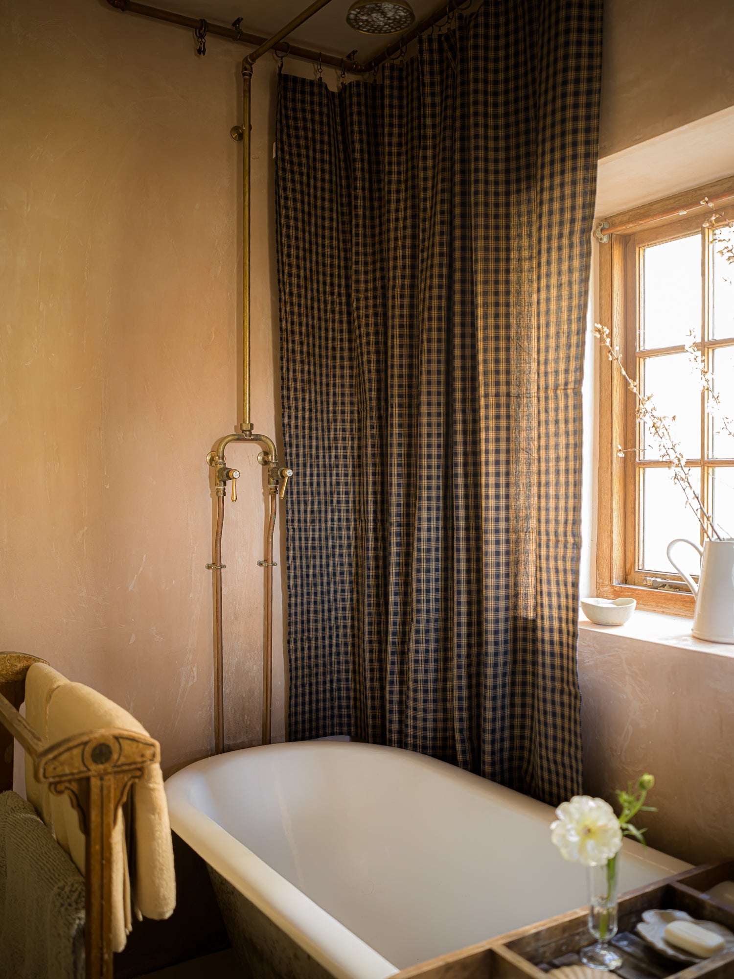 Sturbridge Shower Curtain - Navy