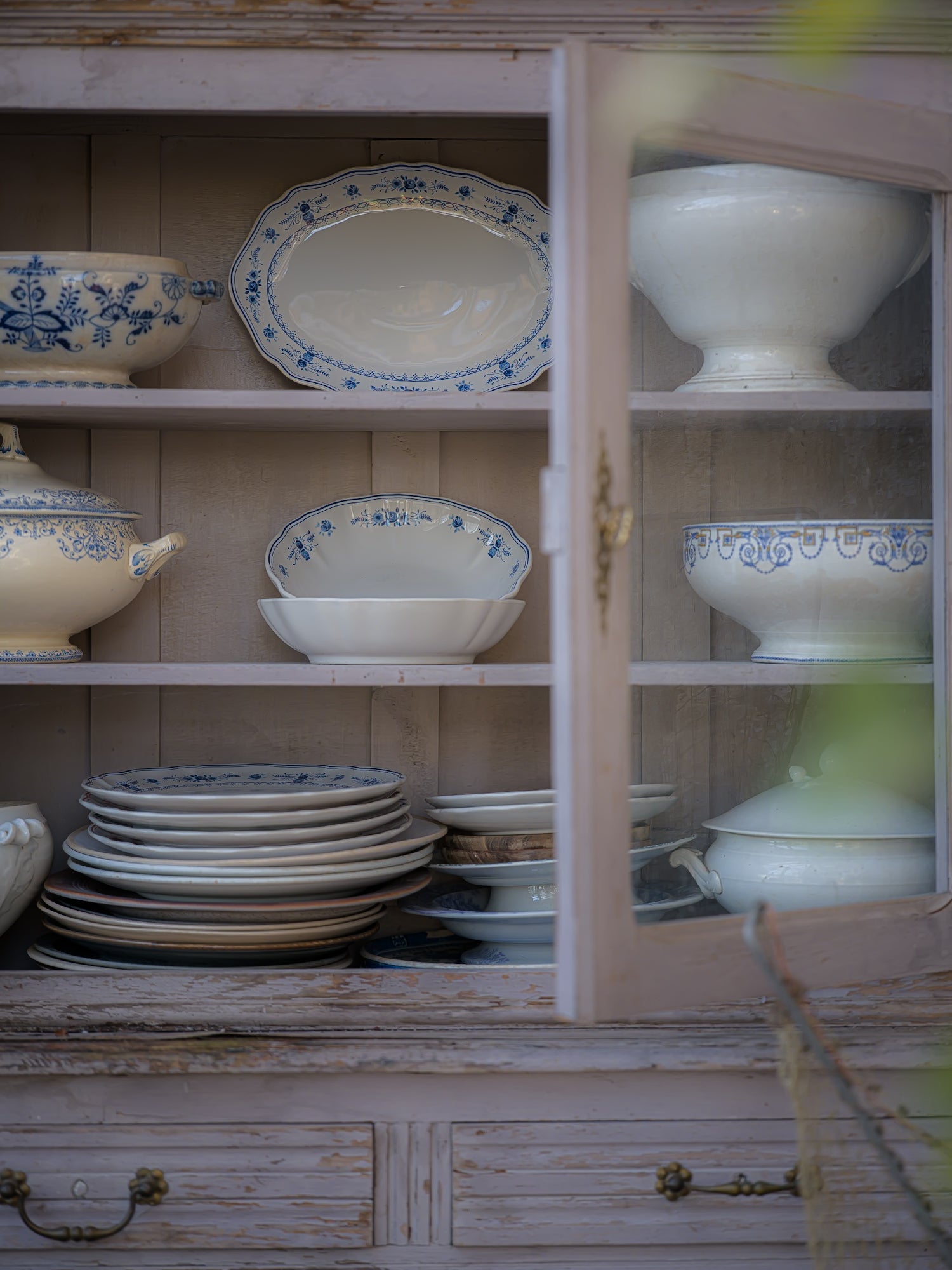 June Vila Blue Oval Platter - Medium