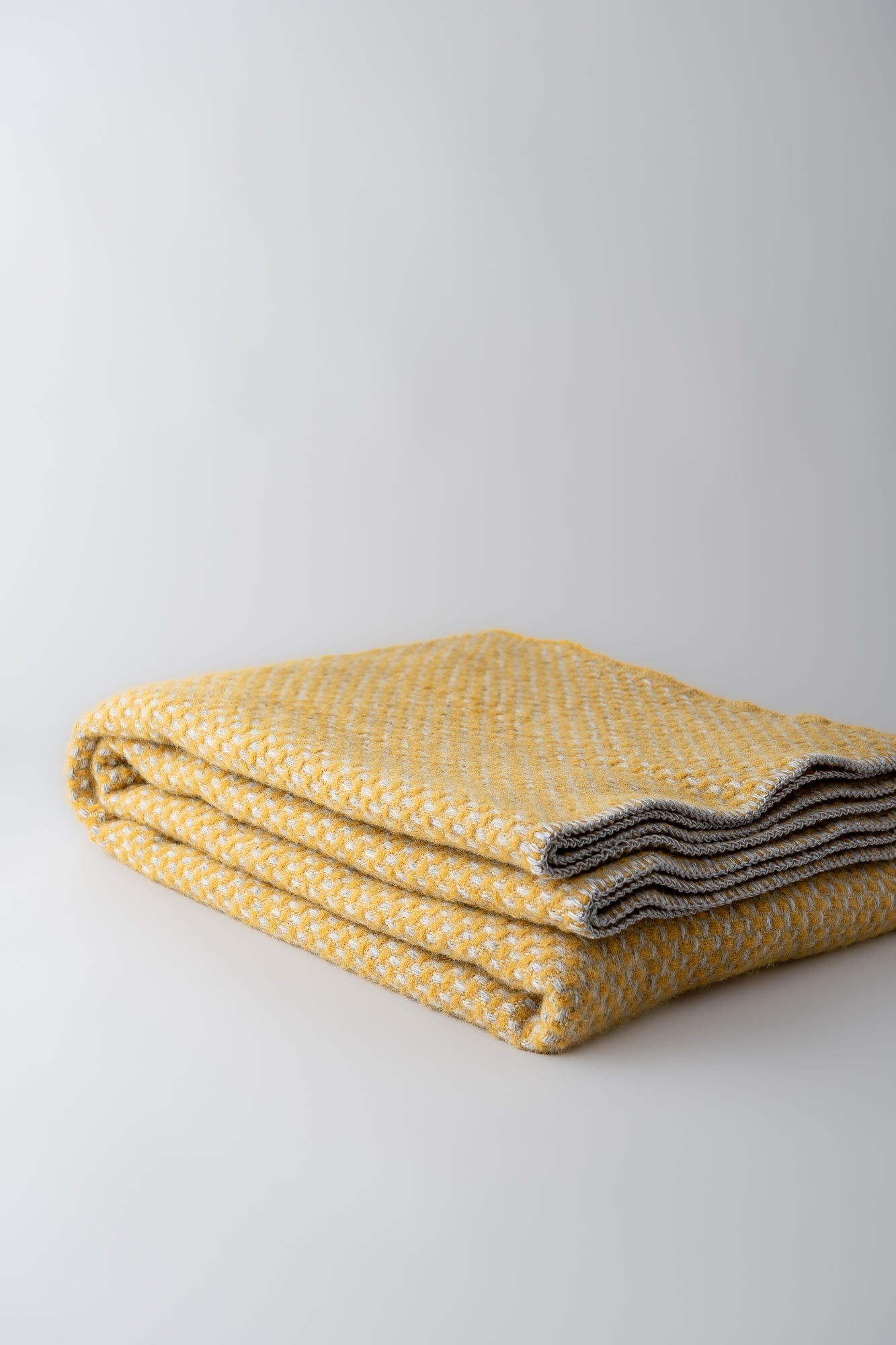 June Twill Wool Blanket - Mustard