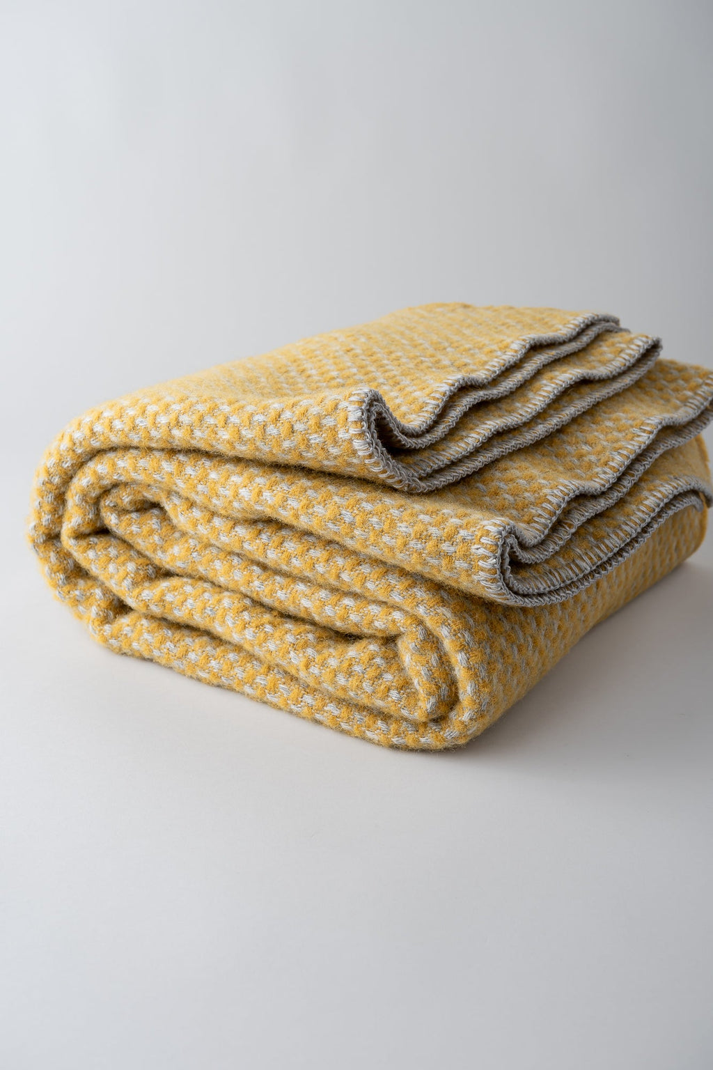 June Twill Wool Blanket - Mustard