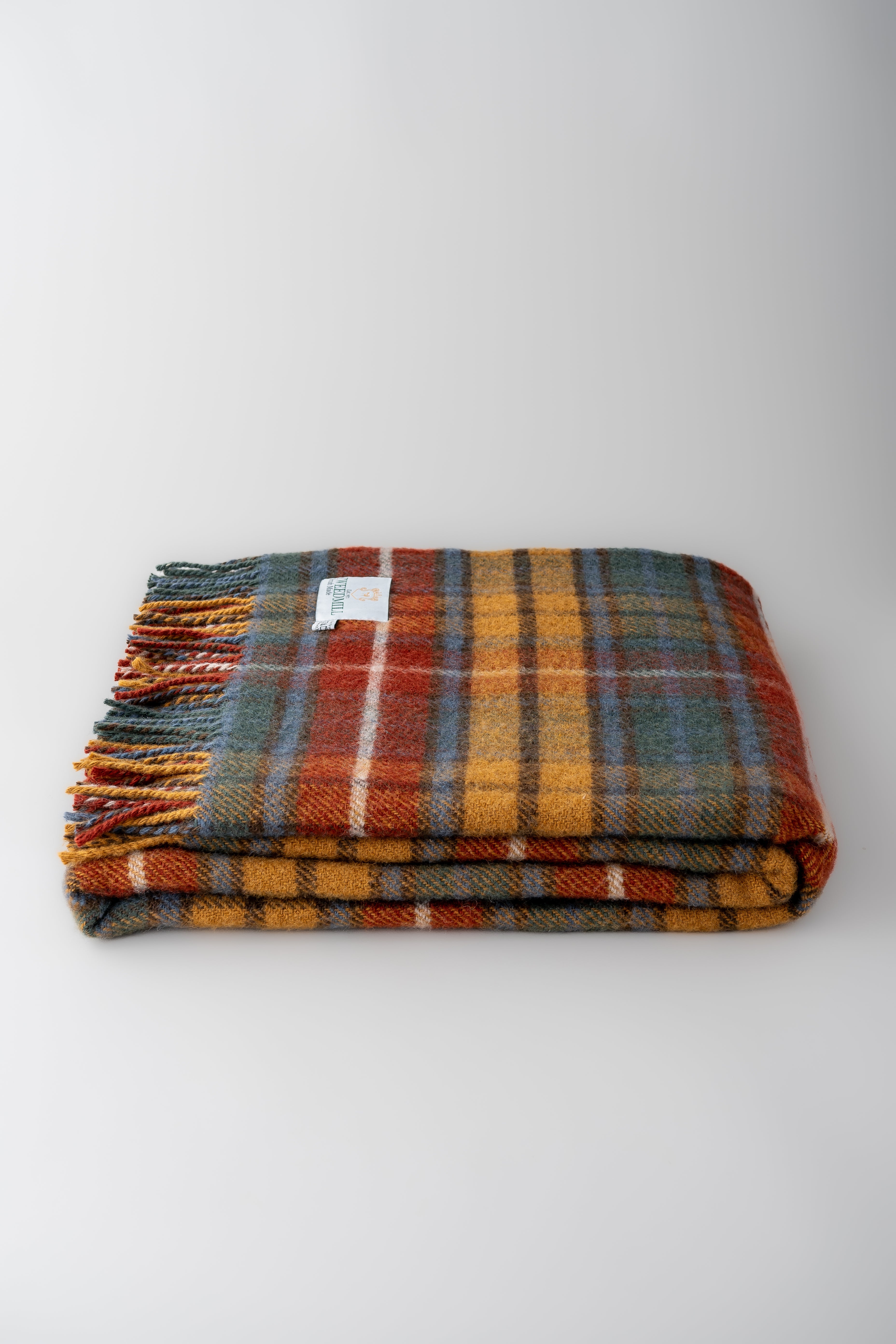 June Tartan Wool Blanket - Antique Buchanan