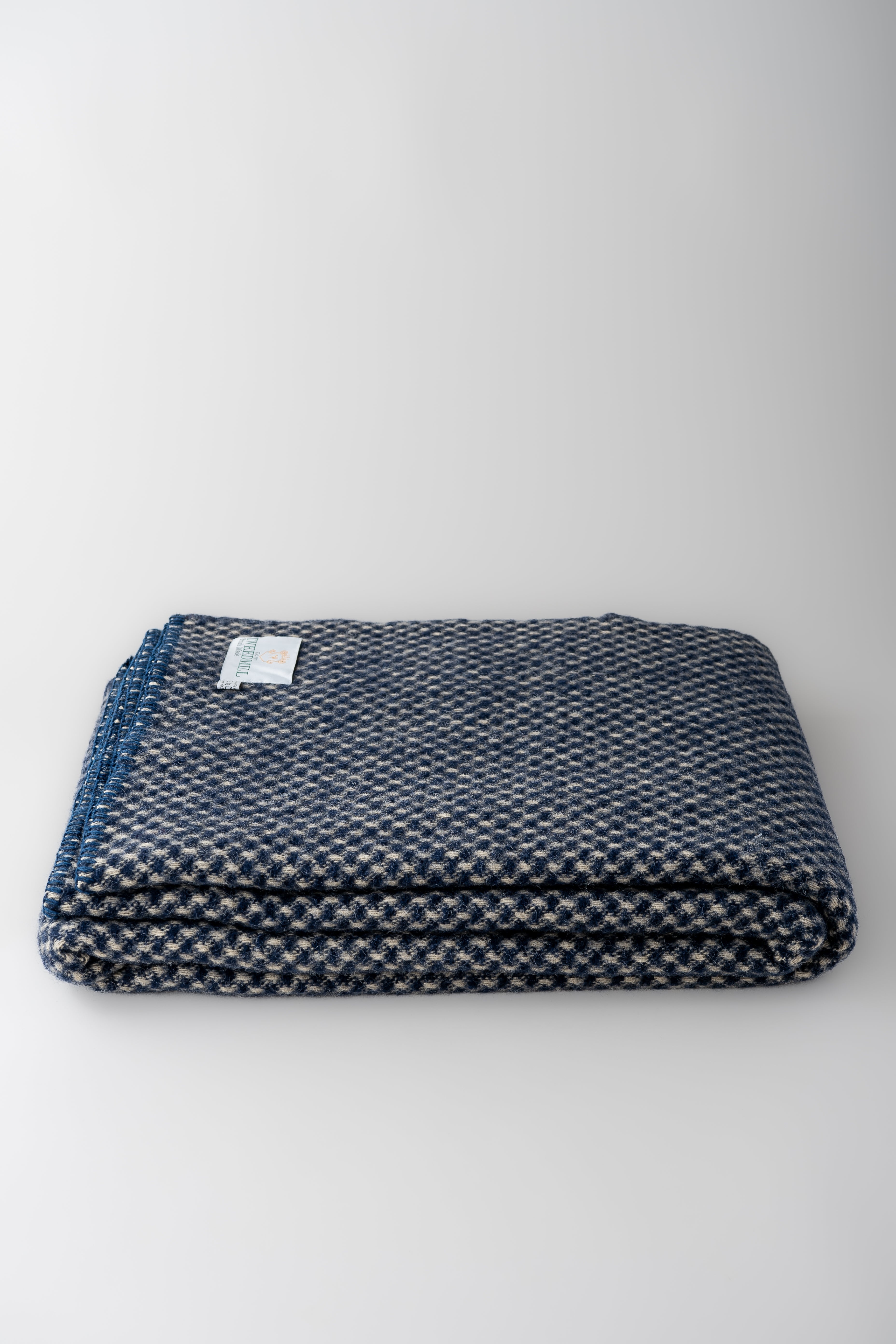 June Twill Wool Blanket - Navy