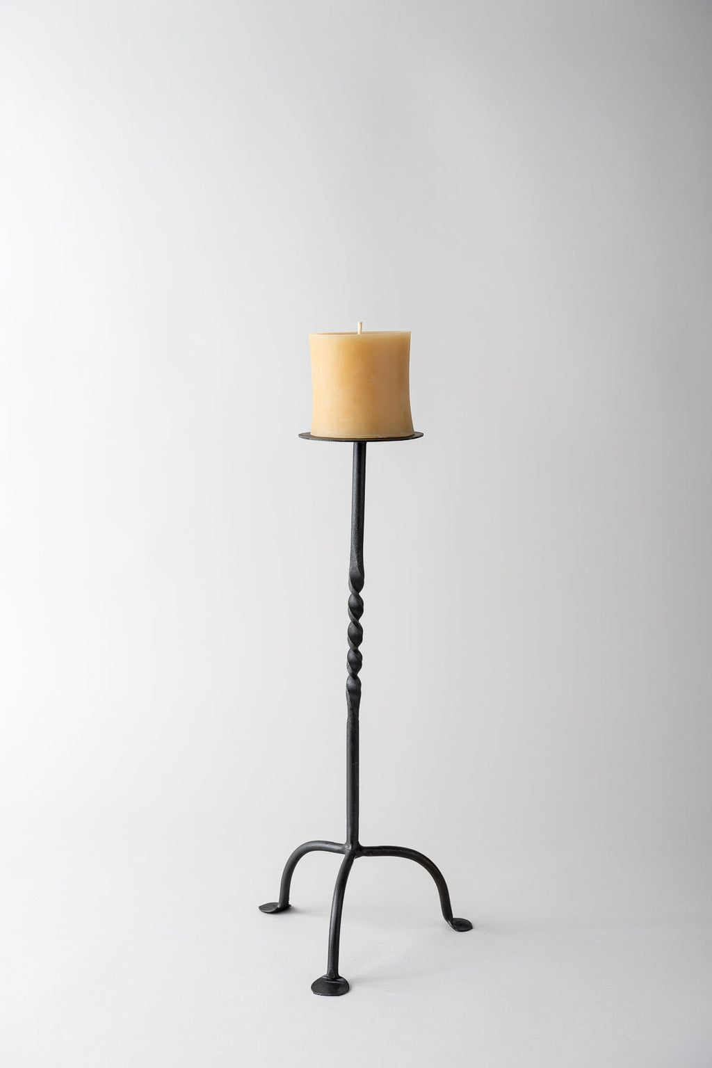 June Wrought Iron Pillar Candle Holder